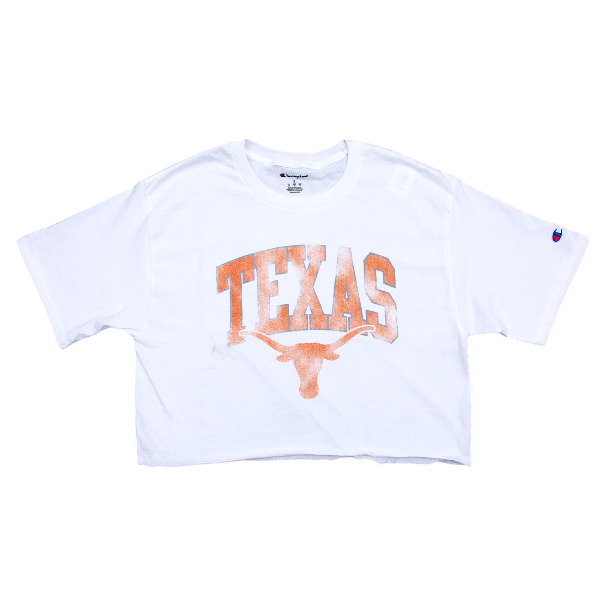 Champion Texas Longhorns Boyfriend Crop Tee