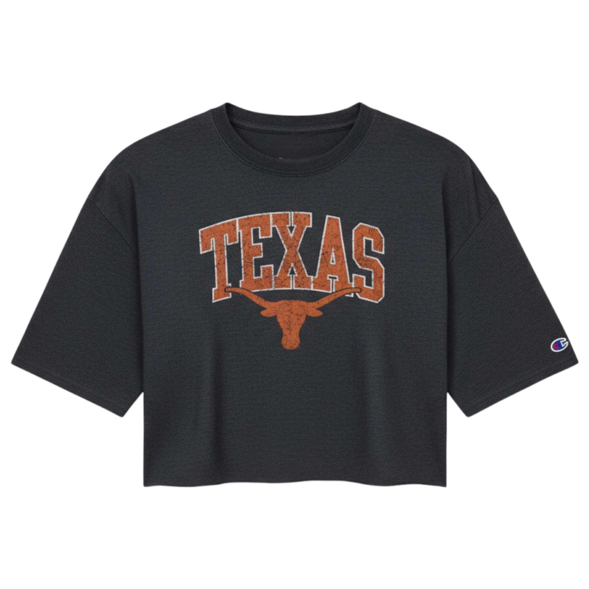 Champion Texas Longhorns Boyfriend Crop Tee - Image 2