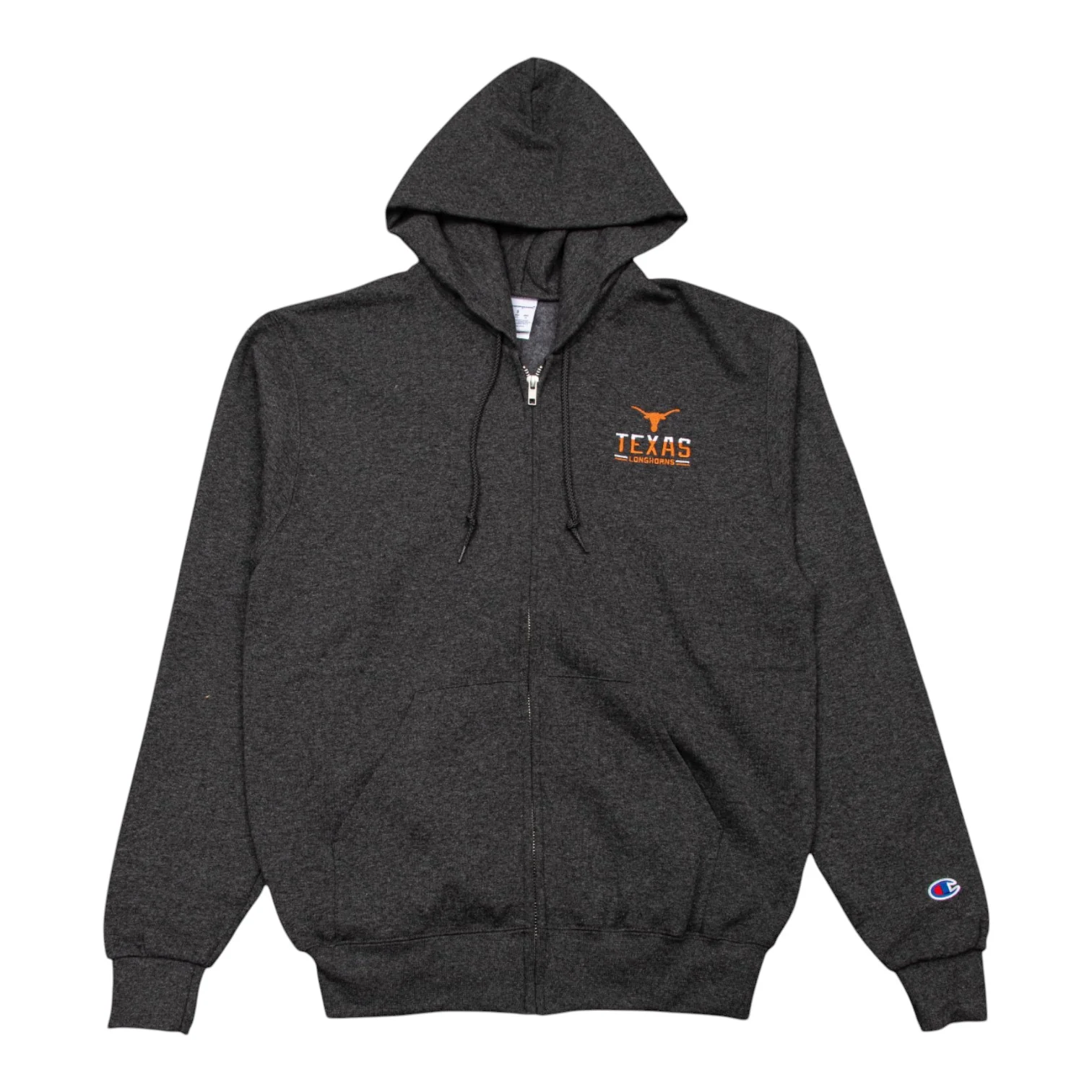 Champion Texas Longhorns Two Tone Spellout Full-Zip Fleece