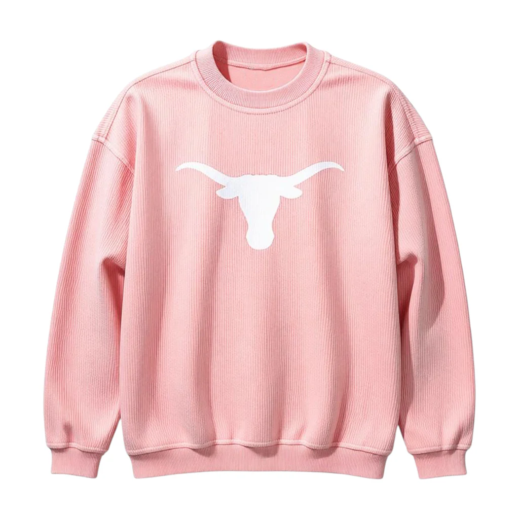 Chicka-D Longhorns Corded Sweatshirt - Image 4