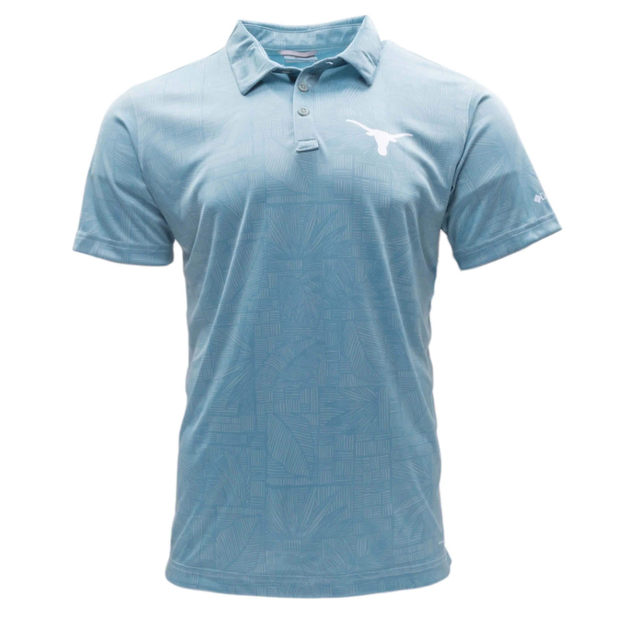 Columbia Texas Longhorns Super Terminal Patchwork Palms Polo