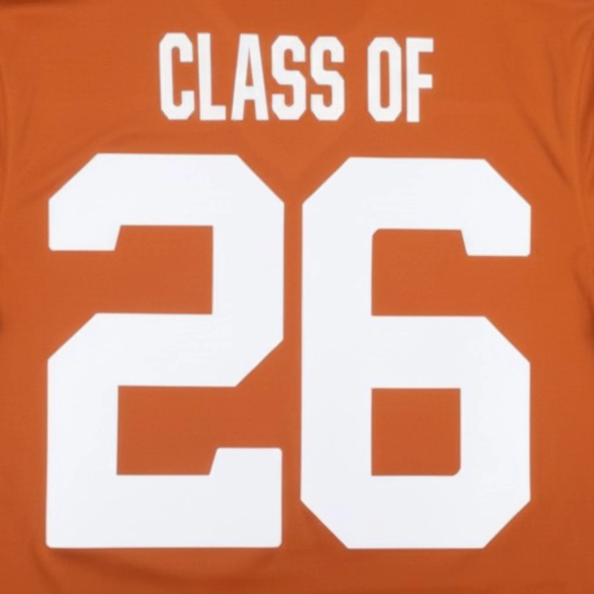 Custom Nike Texas Longhorns "Class Of" Home Jersey - Image 2
