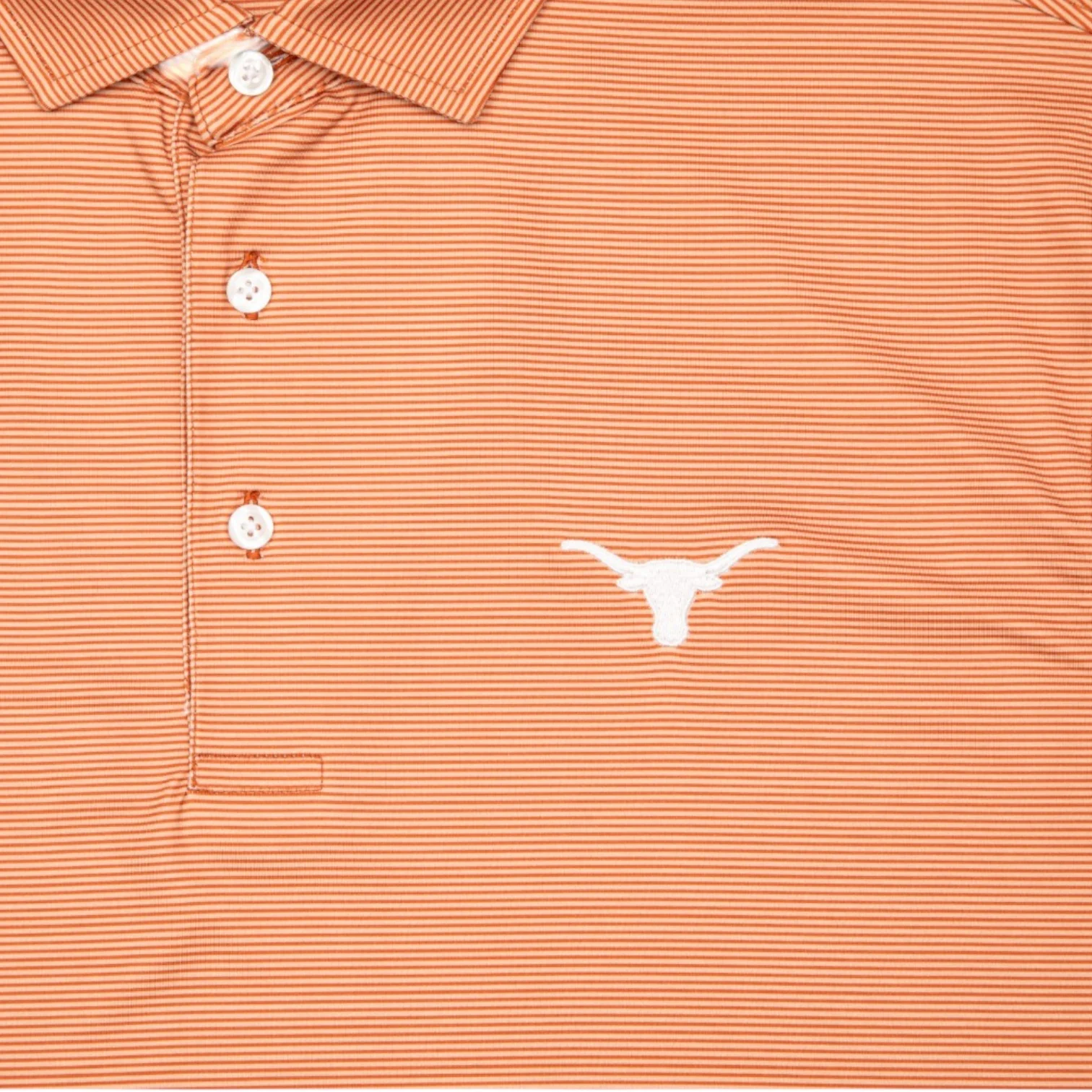 Forty Acres Texas Longhorns Tonal Stripe Polo - Image 2