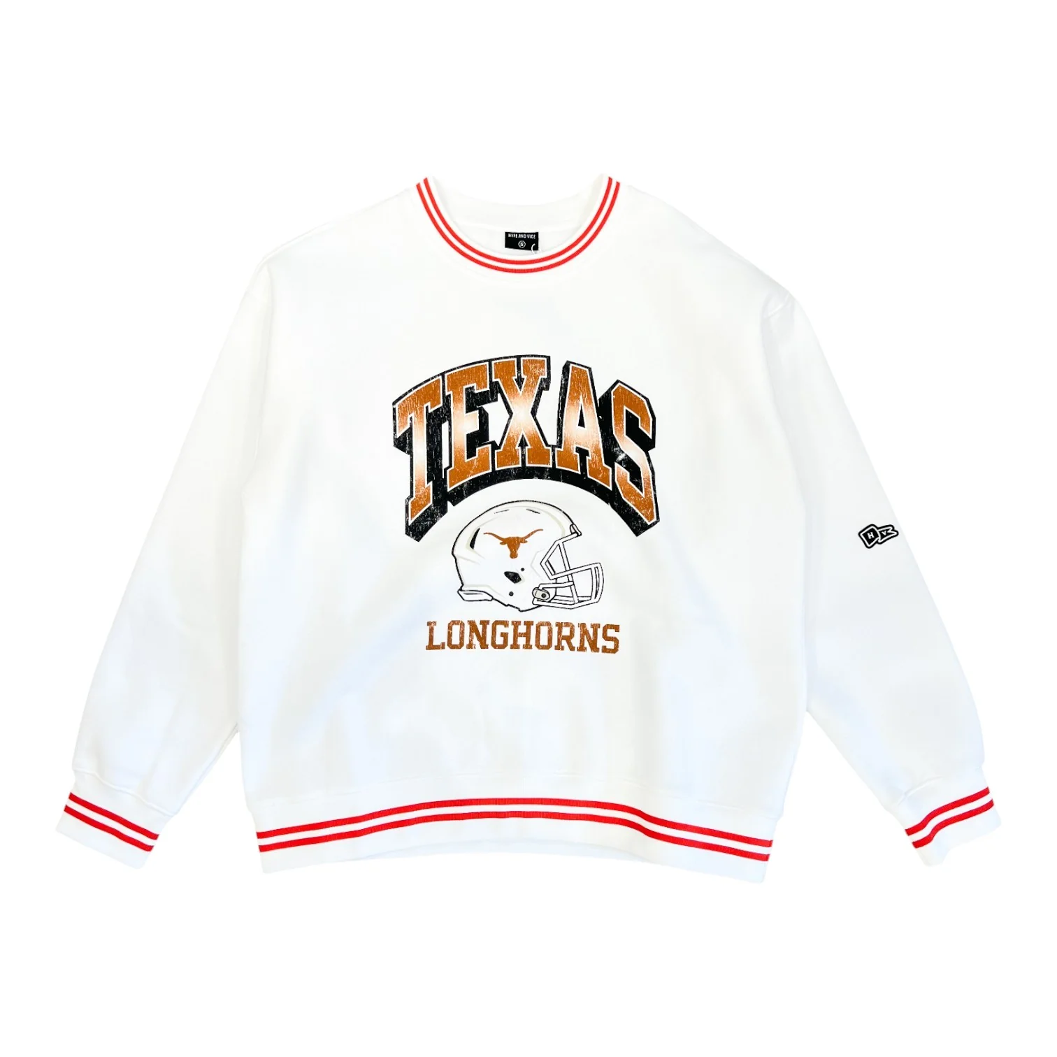Hype And Vice Texas Longhorns Arch Helmet Crew