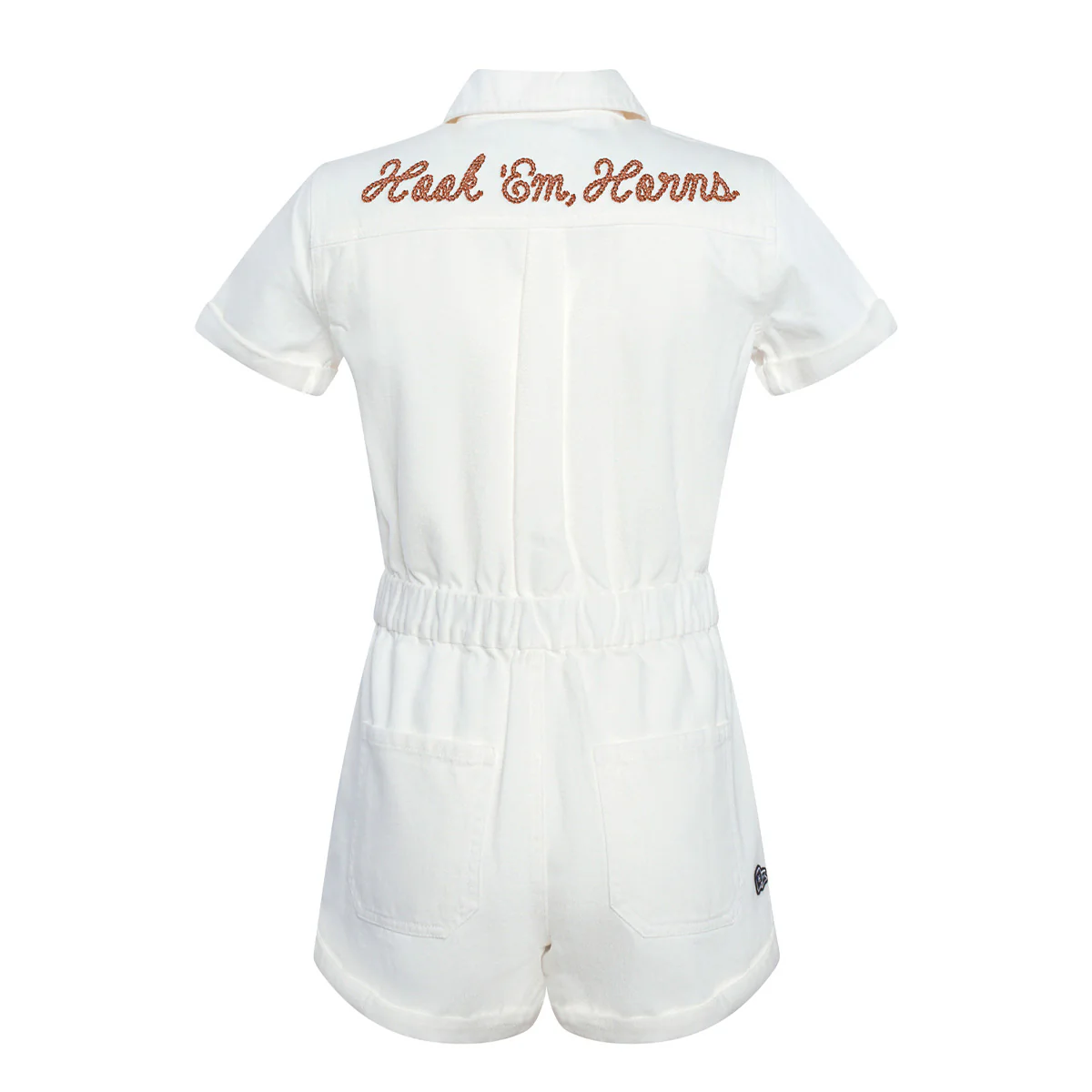 Hype And Vice Texas Longhorns Denim Romper - Image 2