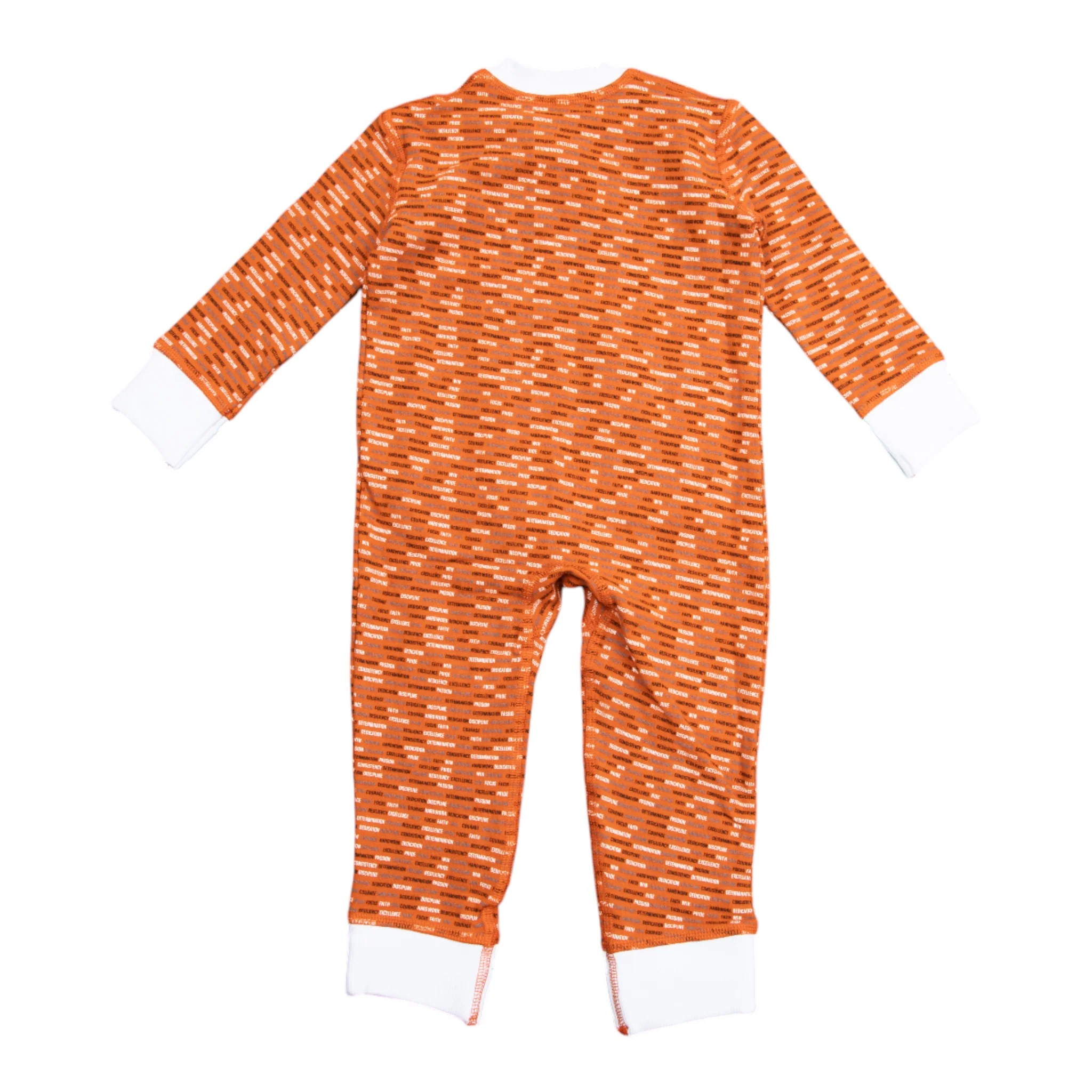 Infant Texas Longhorns Pajama Onesie - Image 4
