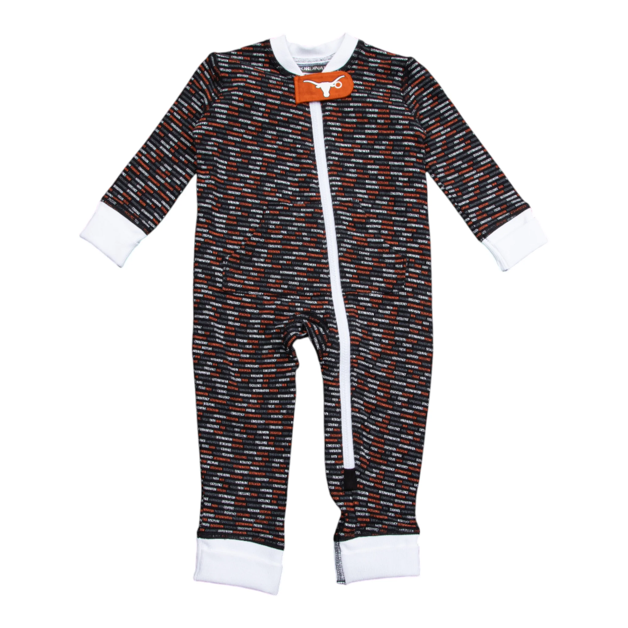 Infant Texas Longhorns Pajama Onesie - Image 5