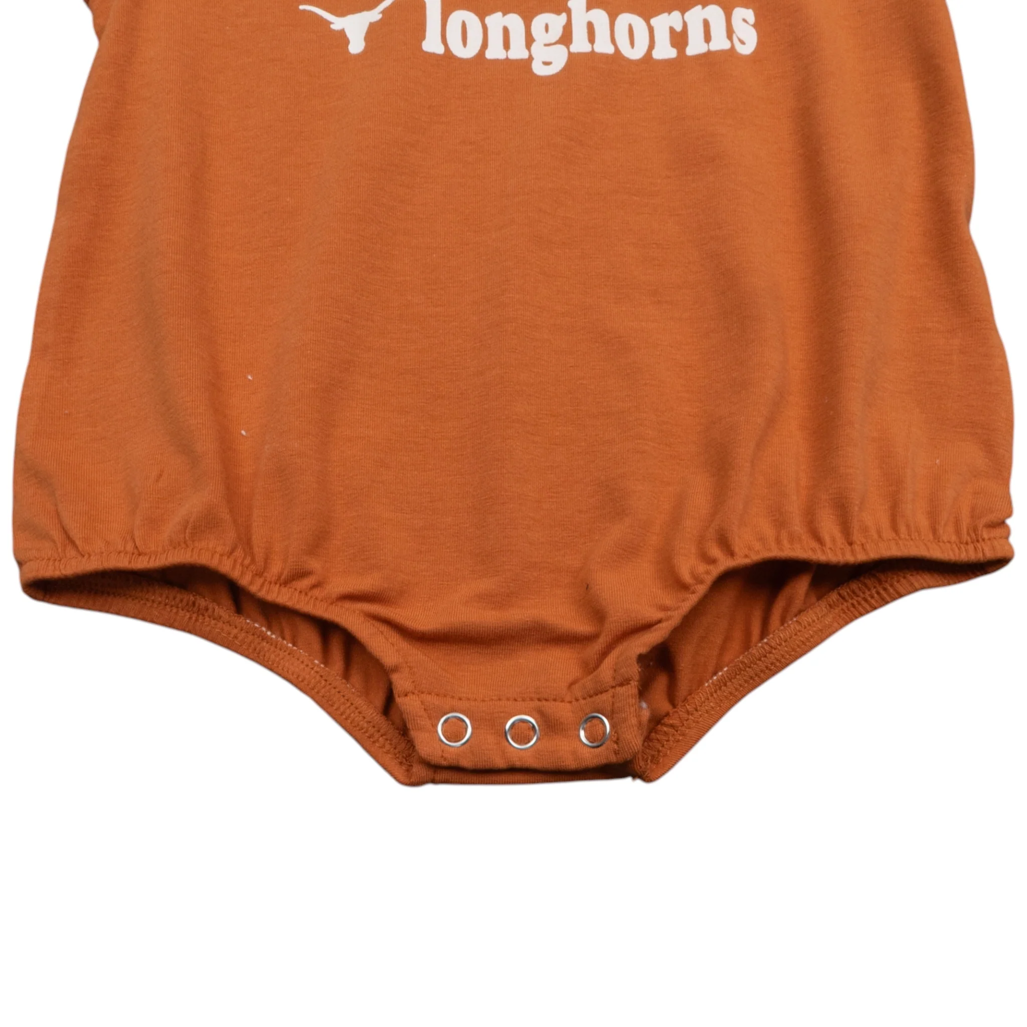 Infant ZooZatZ Texas Longhorns Long Bubble Romper - Image 3