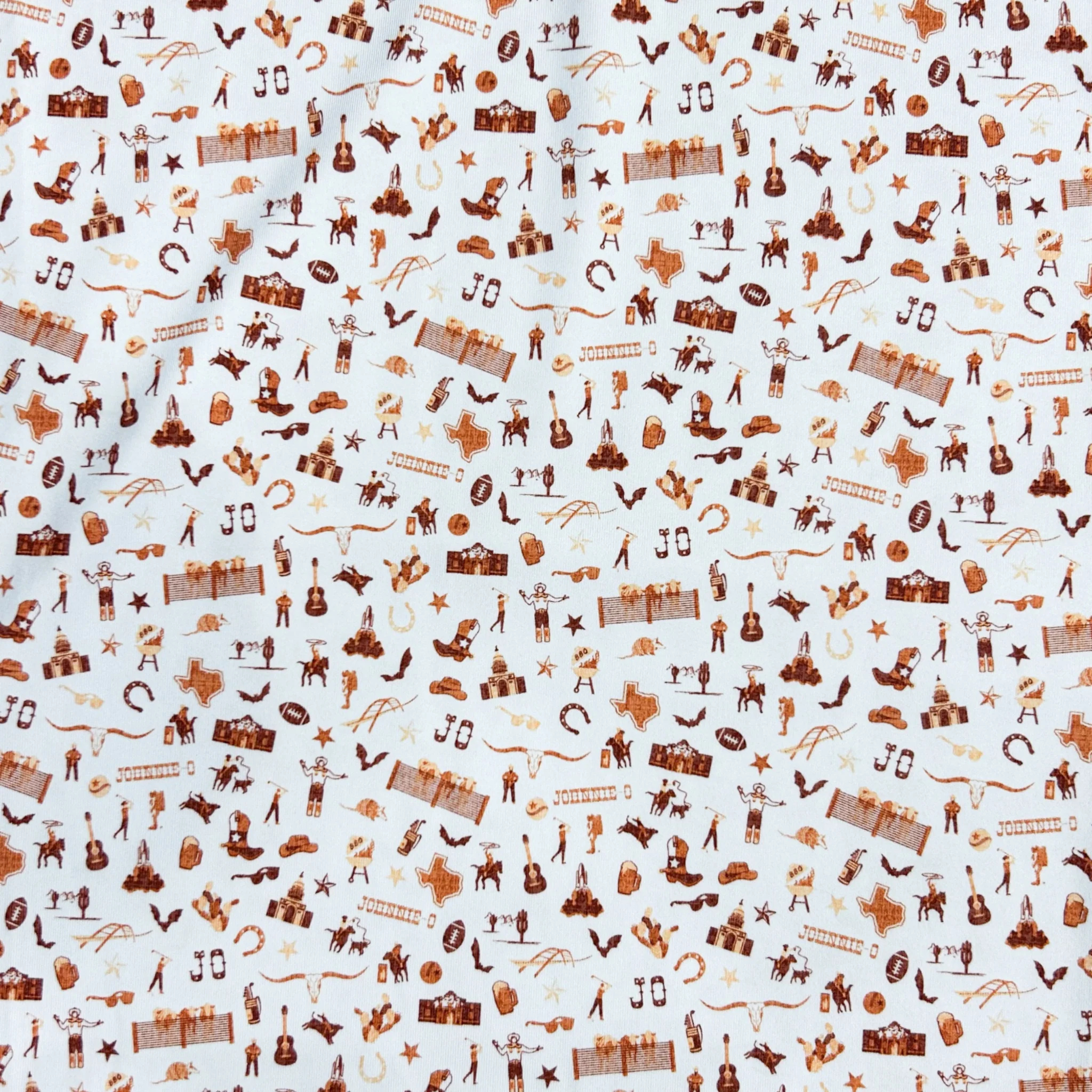 Johnnie-O Texas Exes Icon Print Polo - Image 2