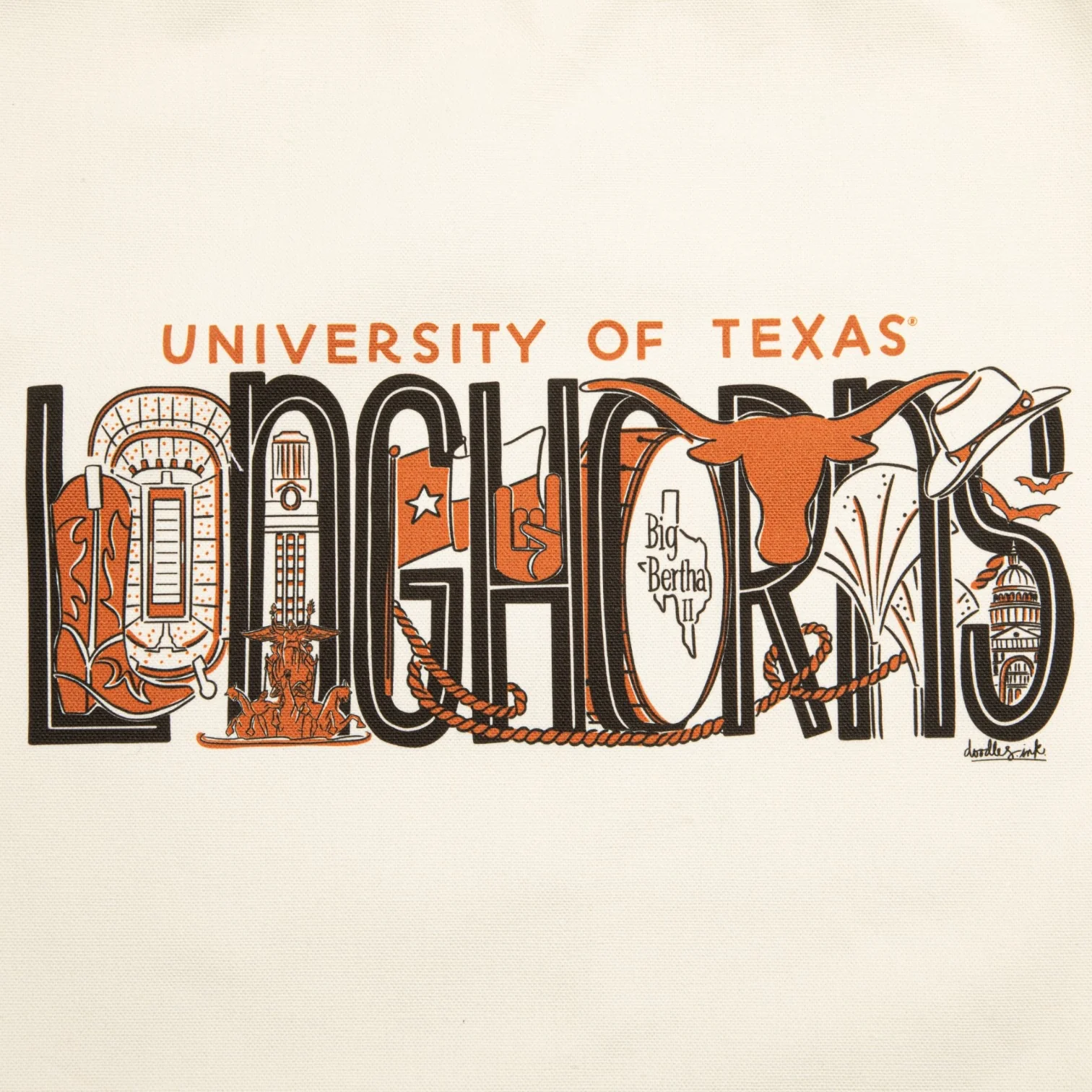 Julia Gash Texas Regina Canvas Tote - Image 2