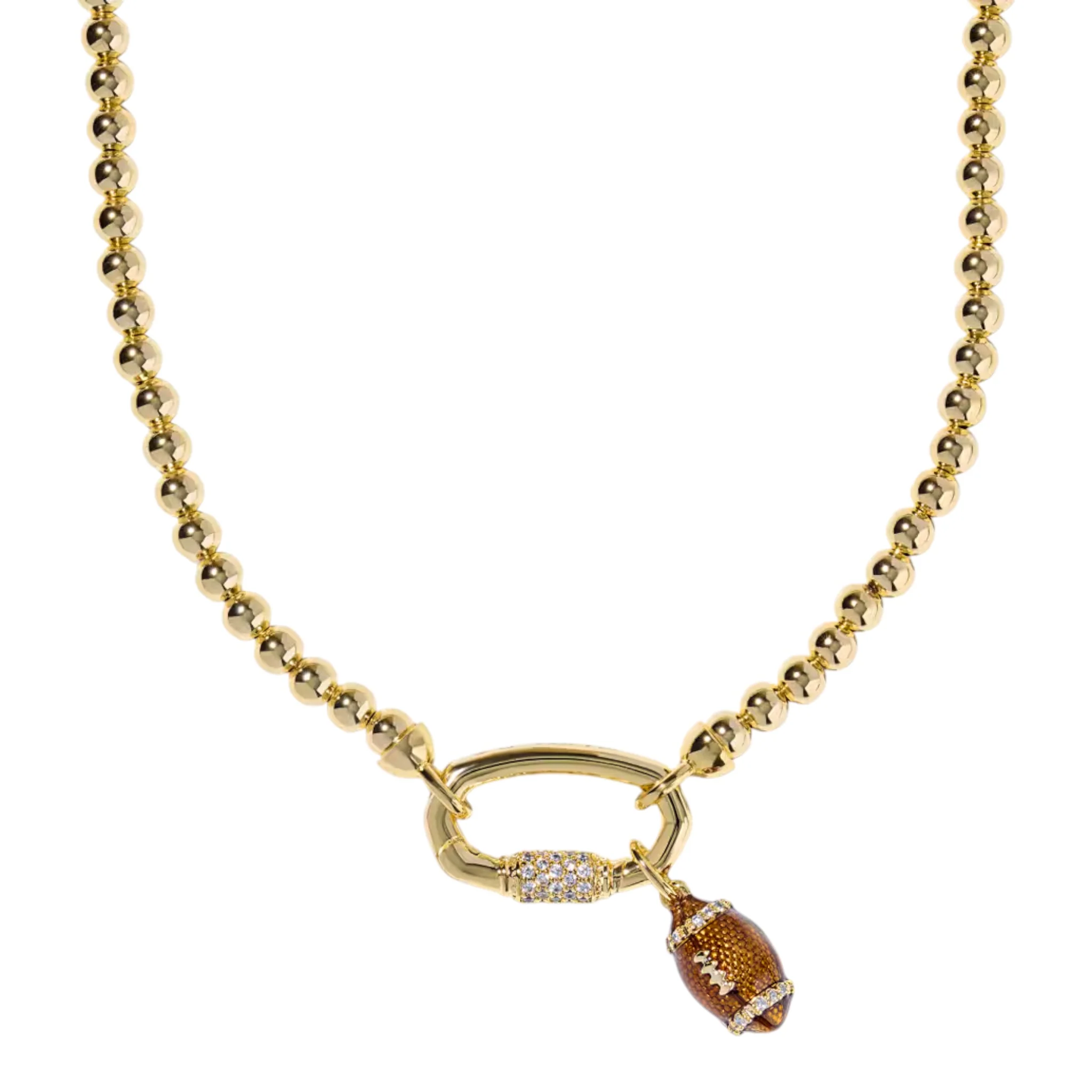Kendra Scott Football Metal Strand Necklace - Image 3