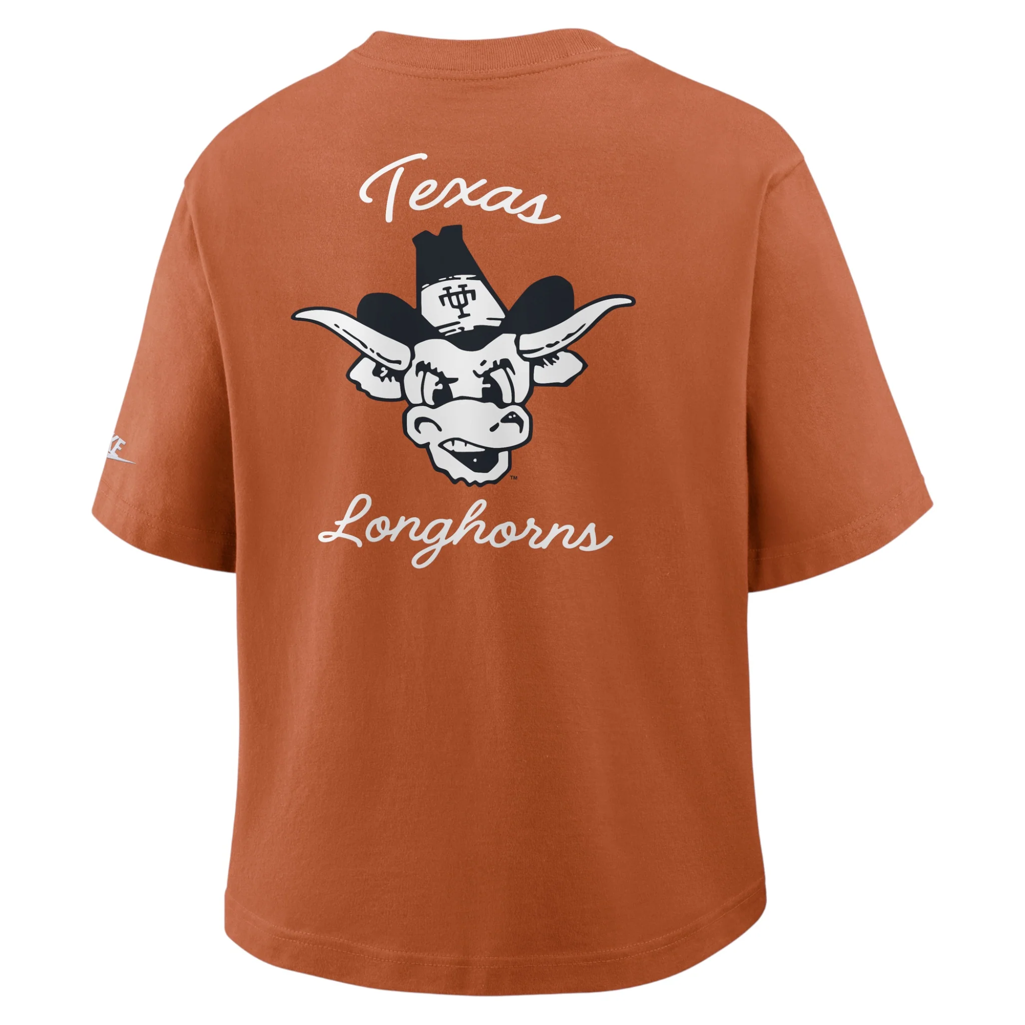 Nike Texas Longhorns Legacy Short Sleeve Boxy Pocket Tee - Image 2