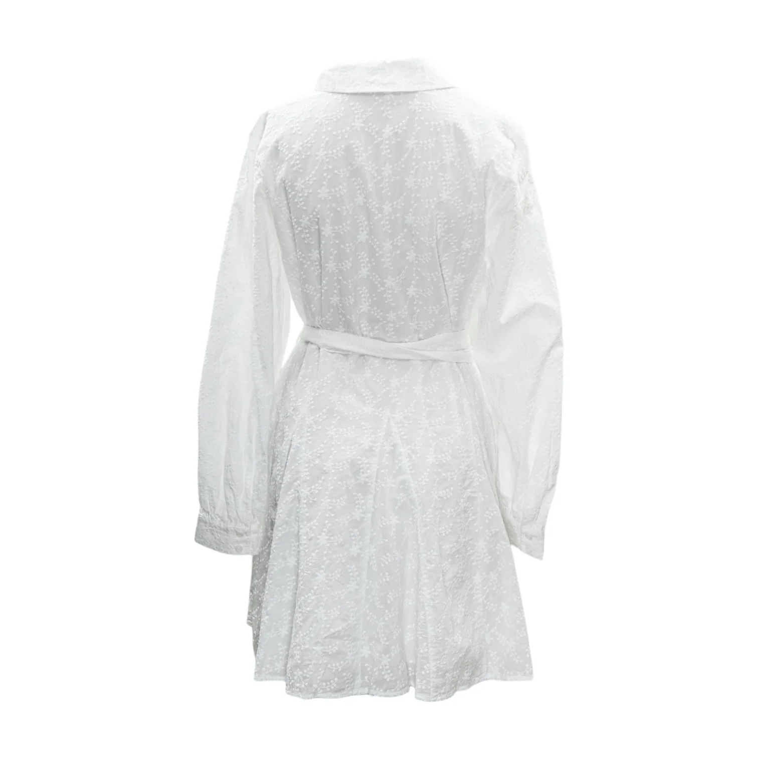 Johnnie-O Texas Exes Jenna Embroidered Flirty Flare Mini Dress - Image 3