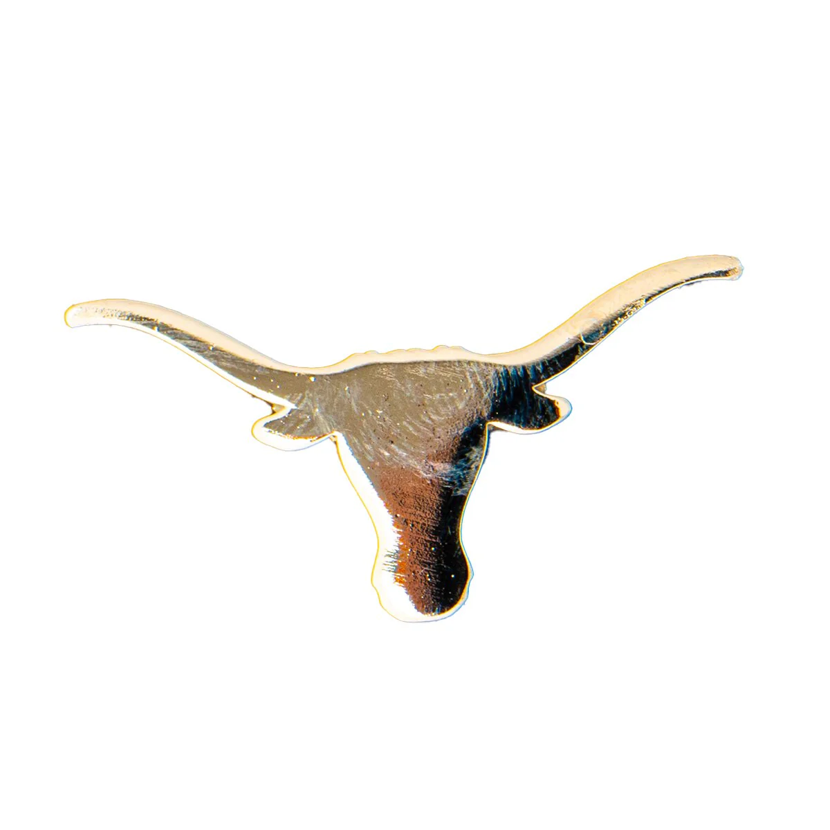 Longhorn Silver Pin - 1.25"