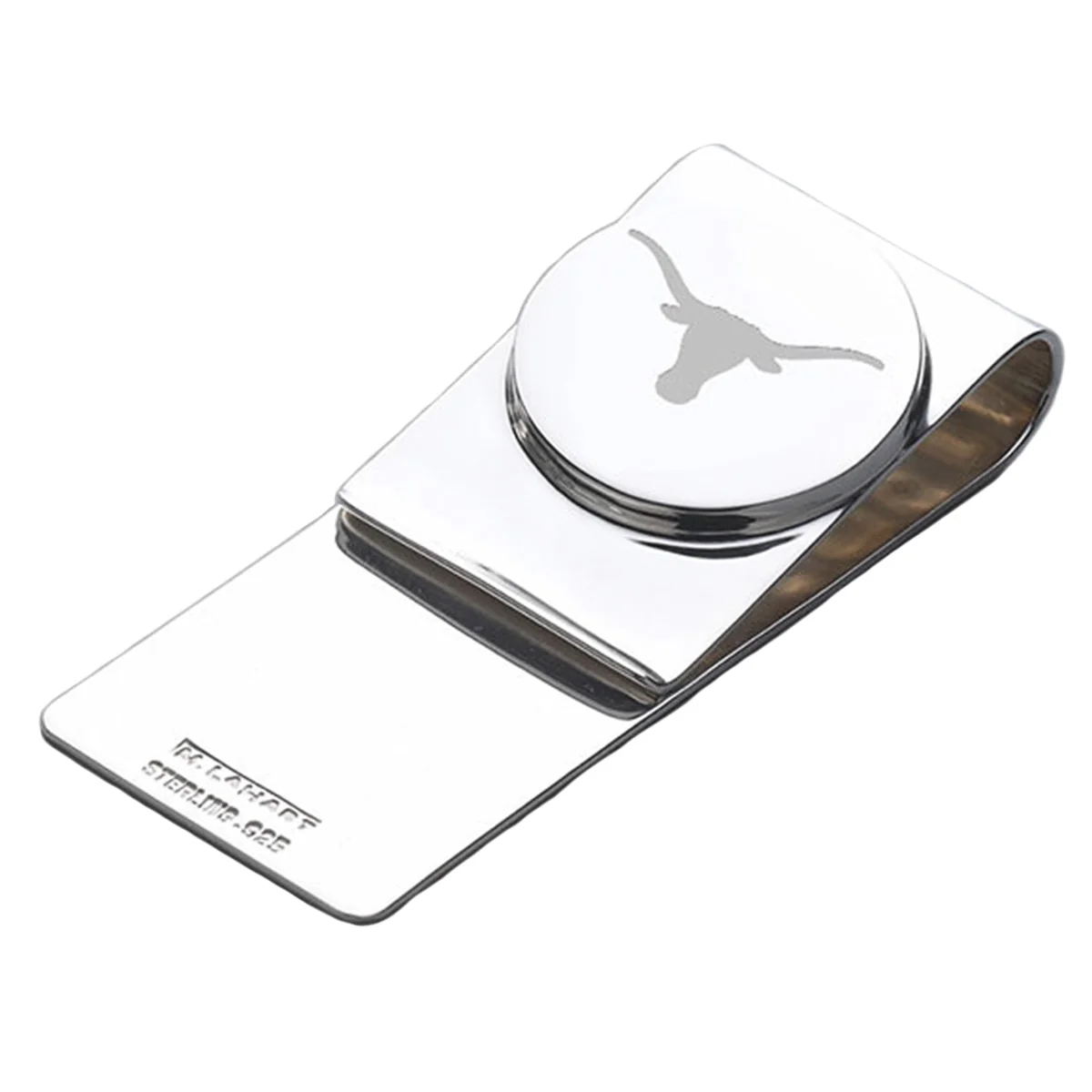 M.LaHart Texas Longhorns Sterling Silver Money Clip
