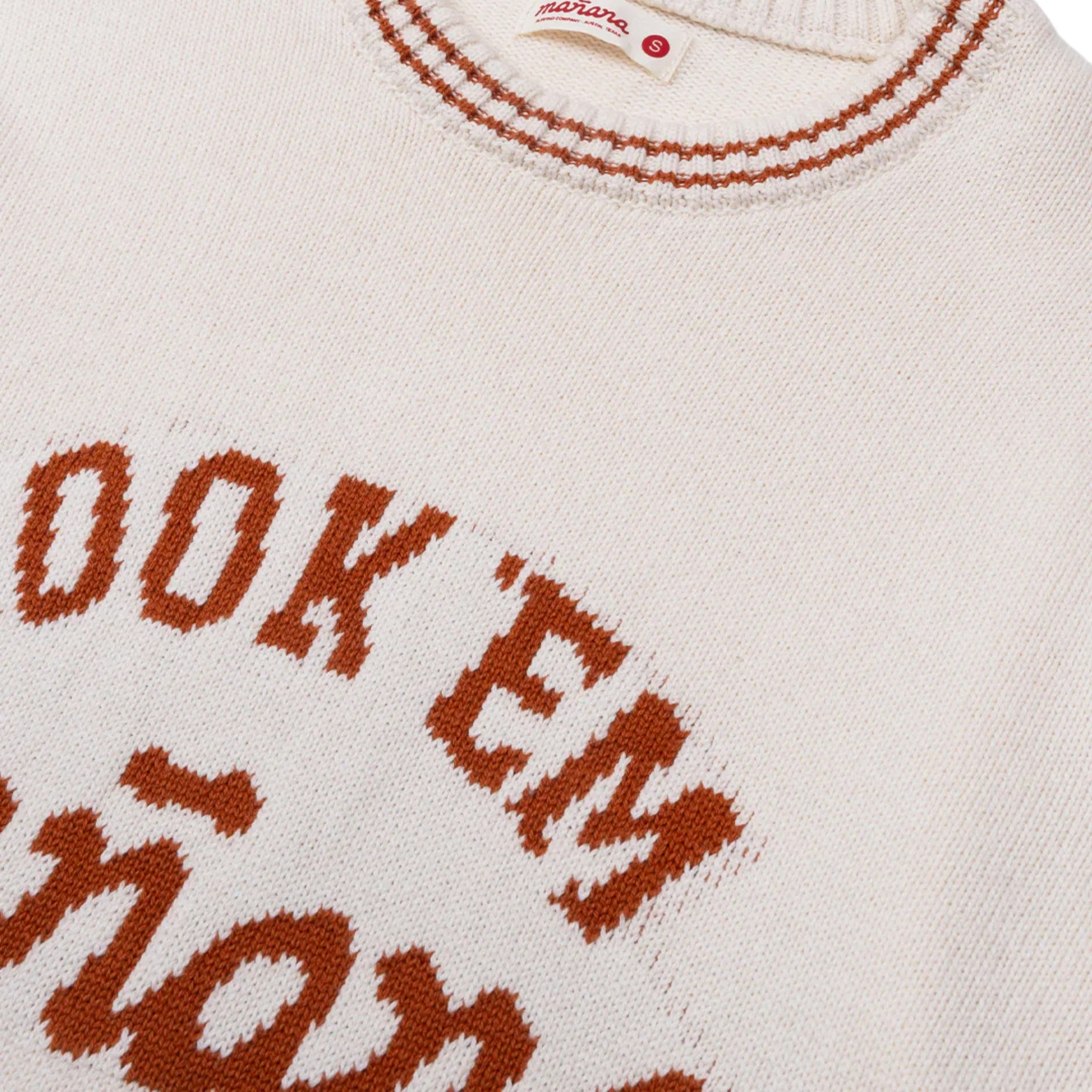 mañana Hook 'Em Knit Fleece Sweater - Image 2