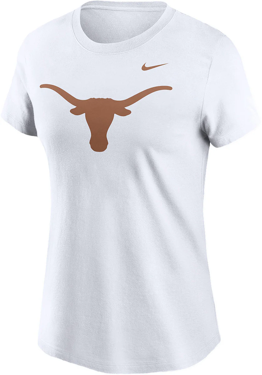 Nike Texas Longhorns Cotton Jersey Crew Tee - Image 5