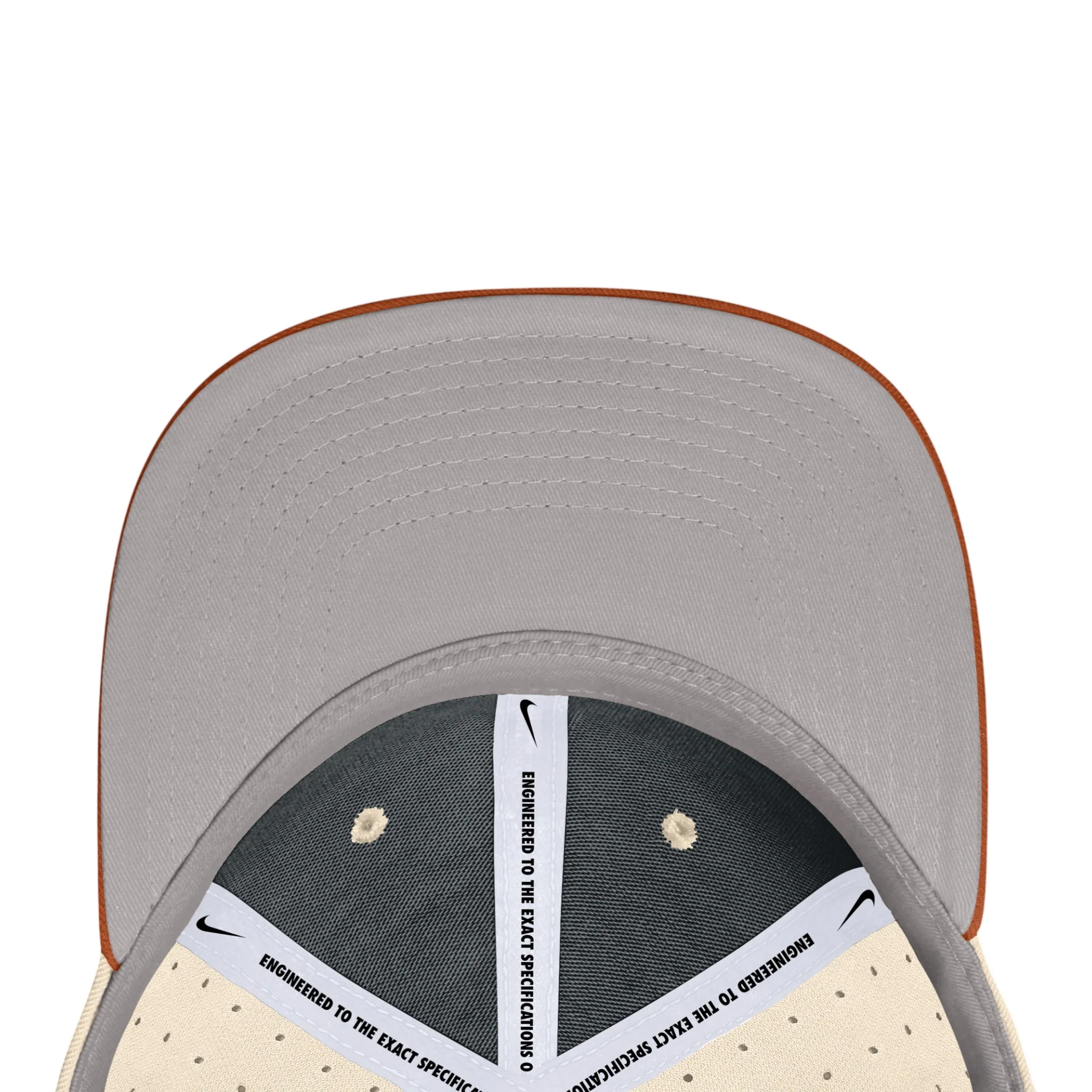 Nike Texas Longhorns Dri Fit Aero Bill Fitted Hat - Image 4