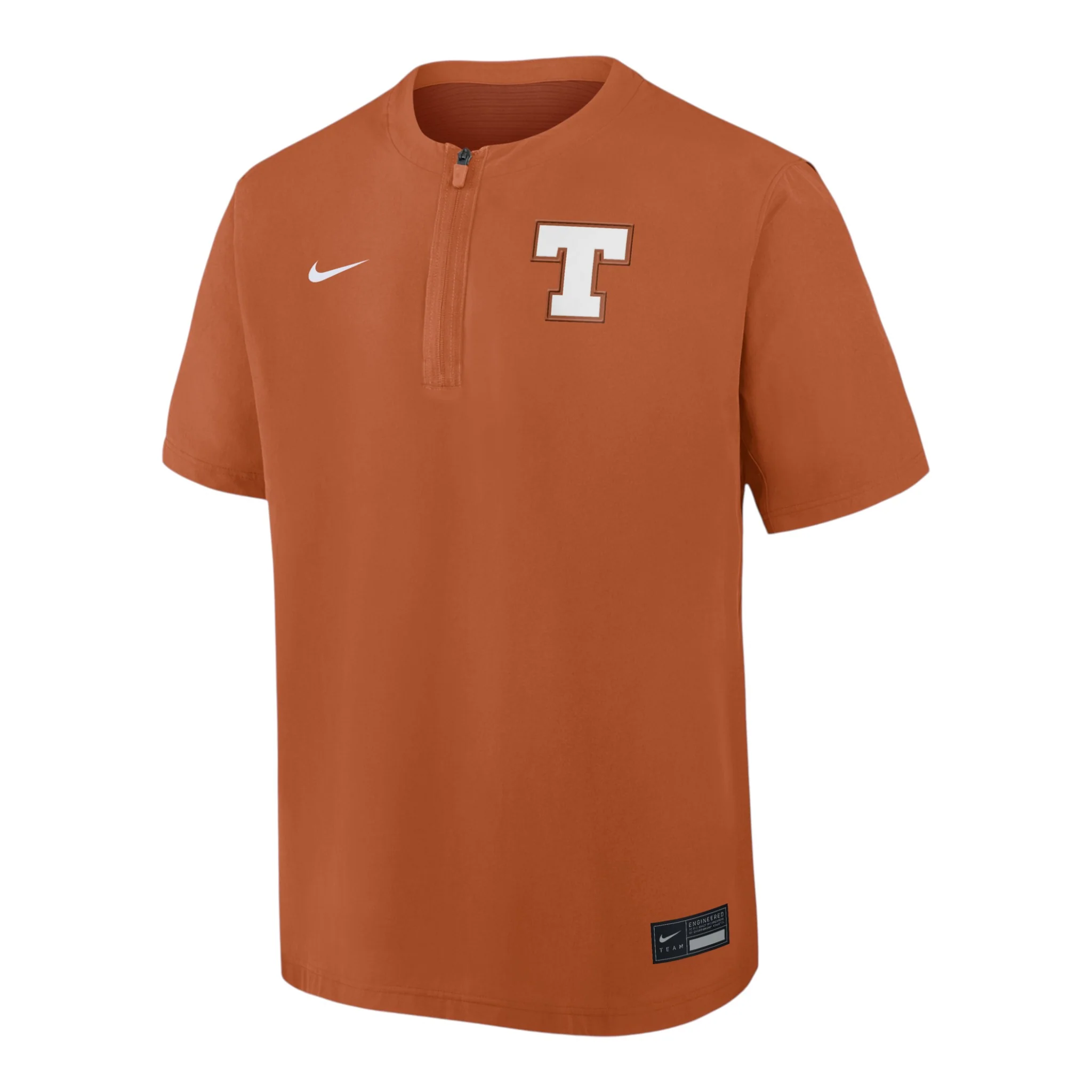 Nike Texas Longhorns Dugout "T" Short Sleeve Windshirt