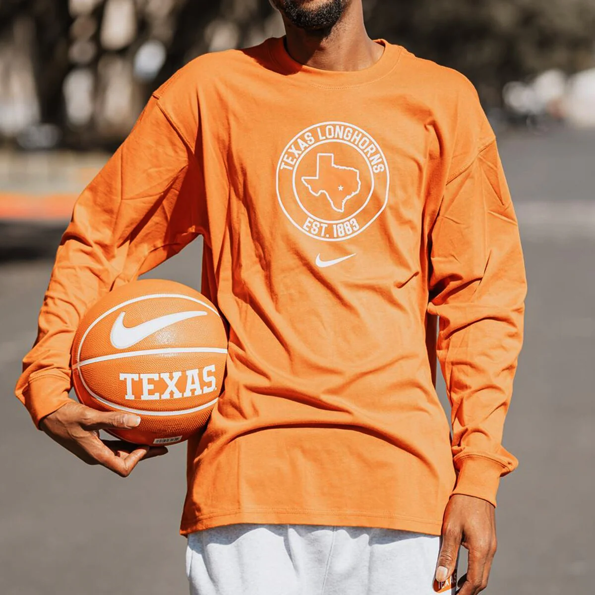Nike Texas Longhorns Max90 Long-Sleeve T-Shirt - Image 2
