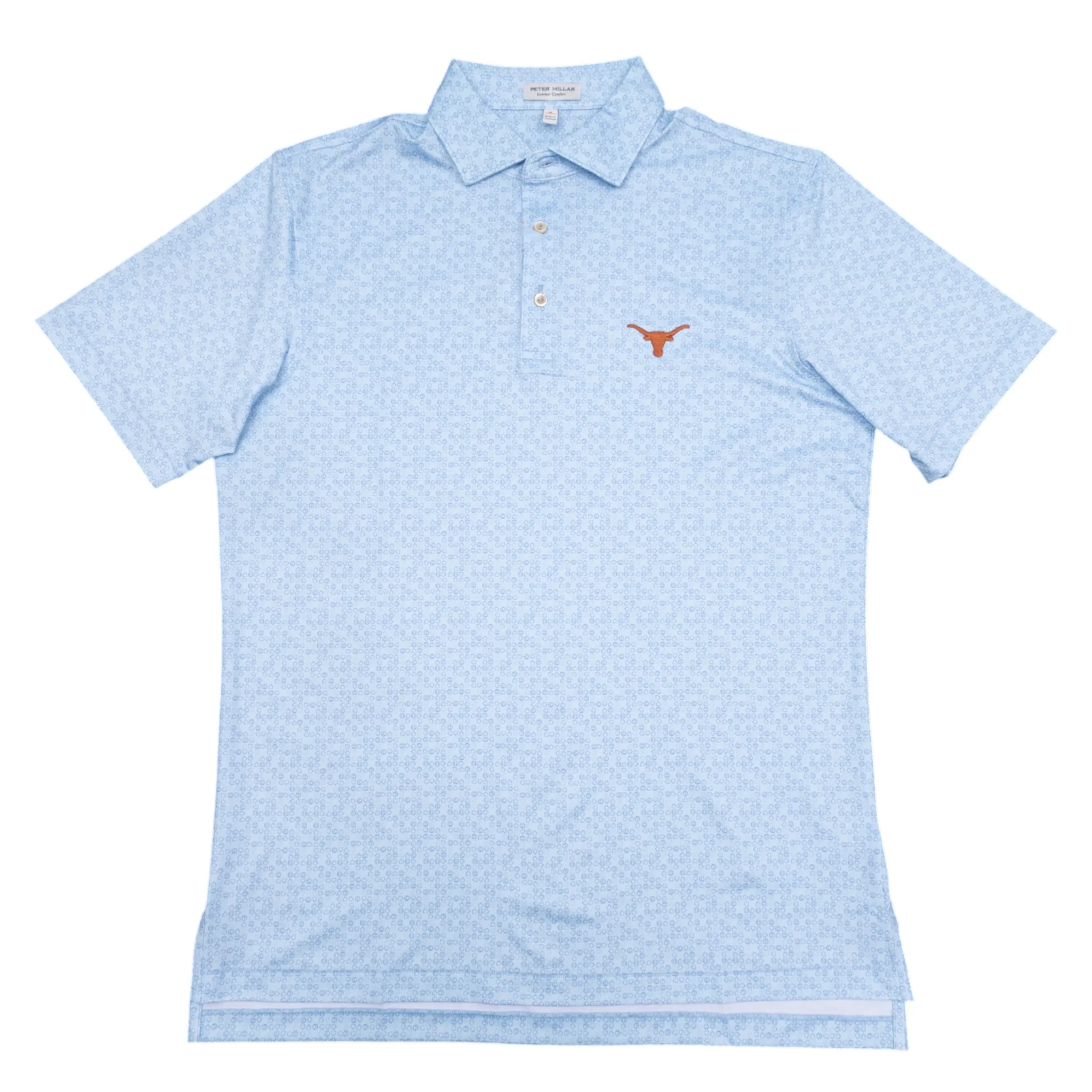Peter Millar Texas Longhorns Bases Loaded Blueprint Polo