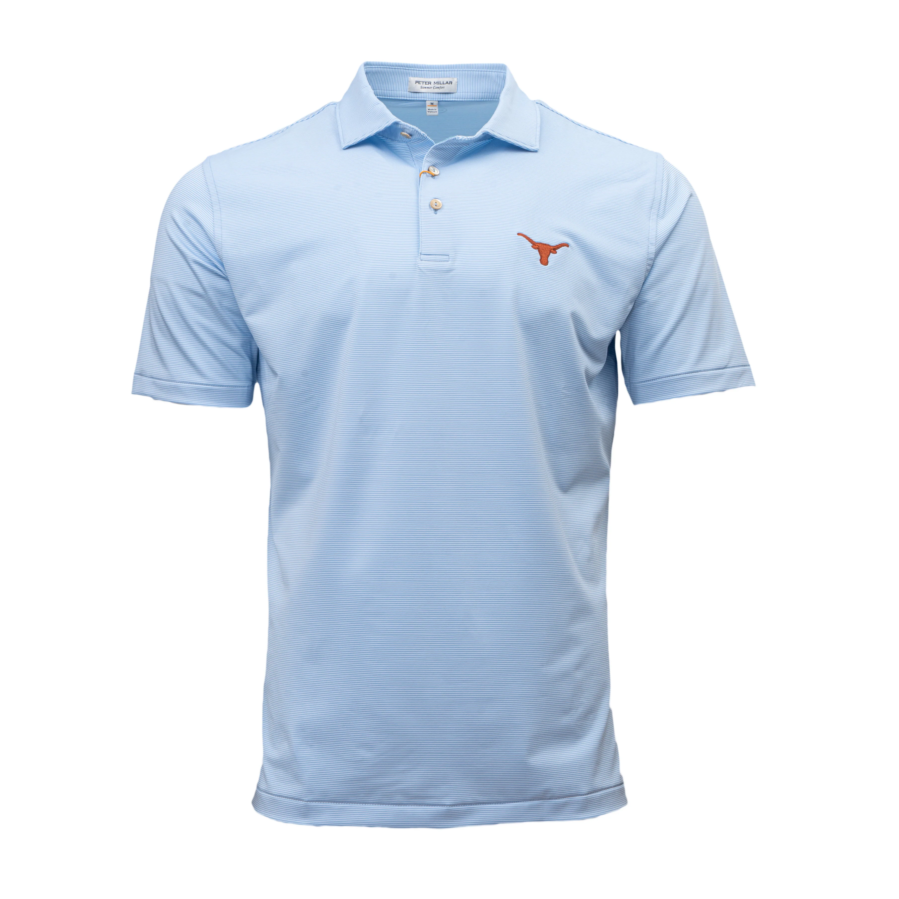 Peter Millar Texas Longhorns Jubilee Stripe Stretch Polo