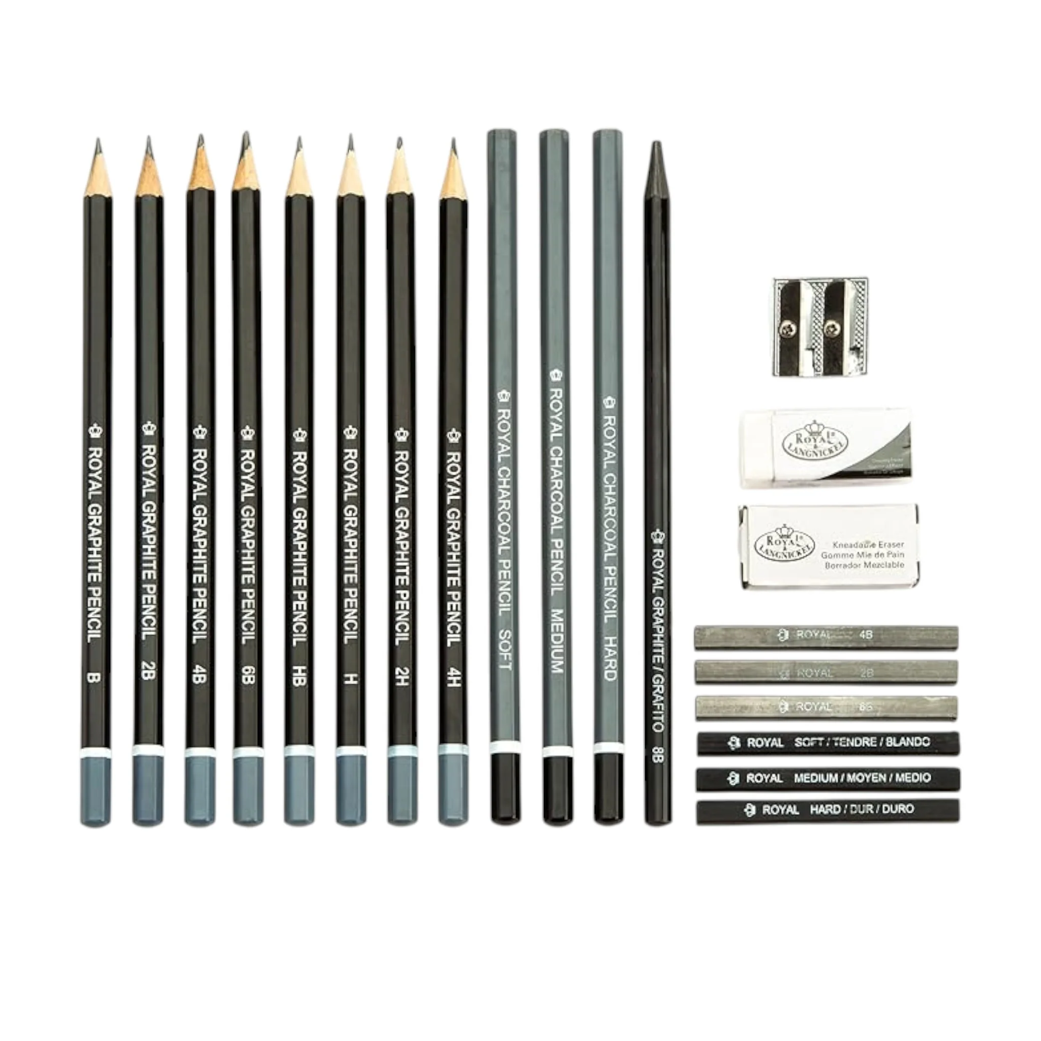 Royal Brush Sketching & Drawing Essentials Tin Set - Image 2