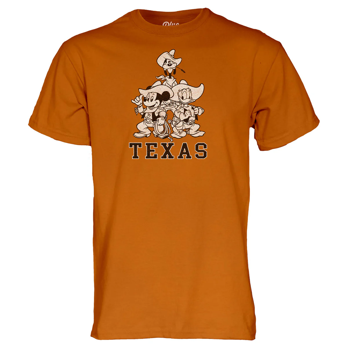 Texas Longhorns Mickey and Friends Cowboy Tee