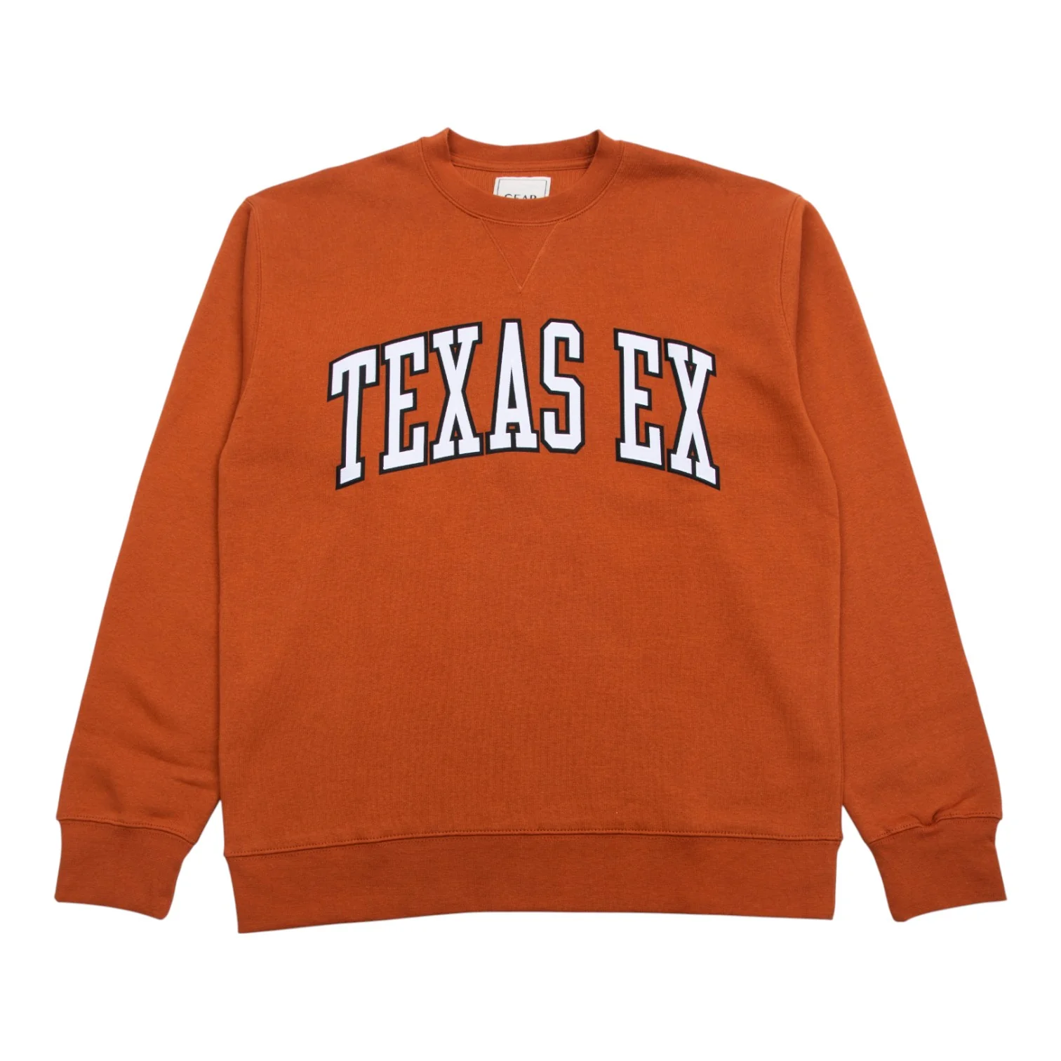 Texas Exes Big Cotton Logo Fleece Crew