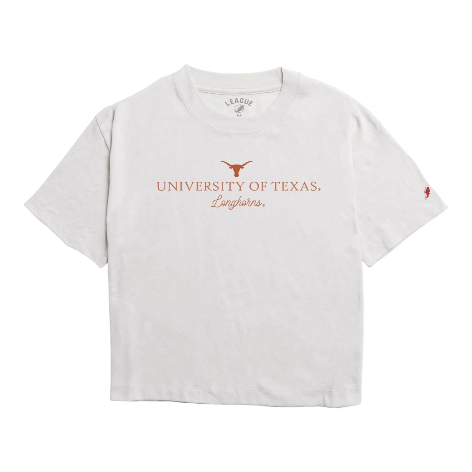 Texas Longhorn Heathered Cropped Graphic Tee - Image 4