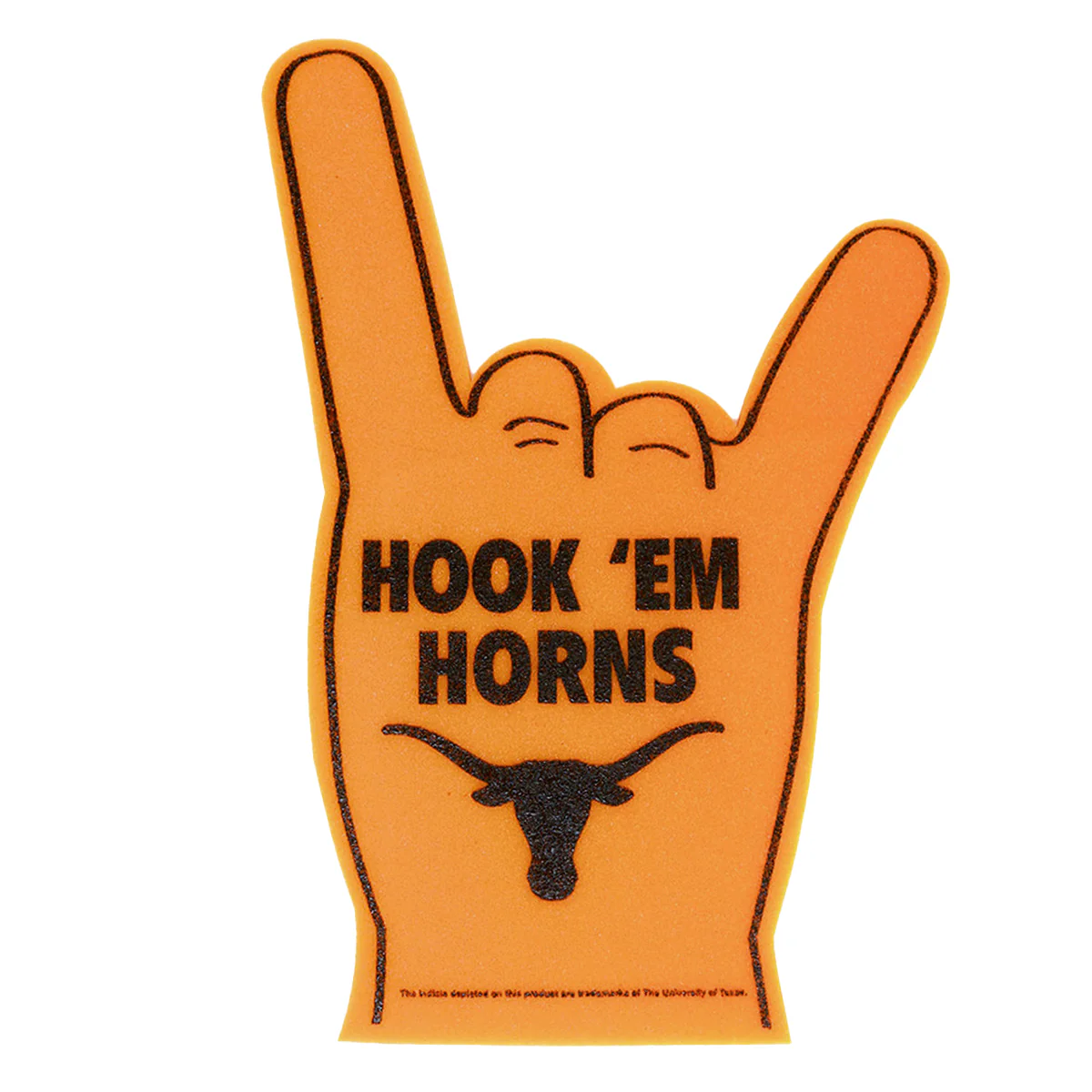 Texas Longhorn Hook 'em Foam Hand