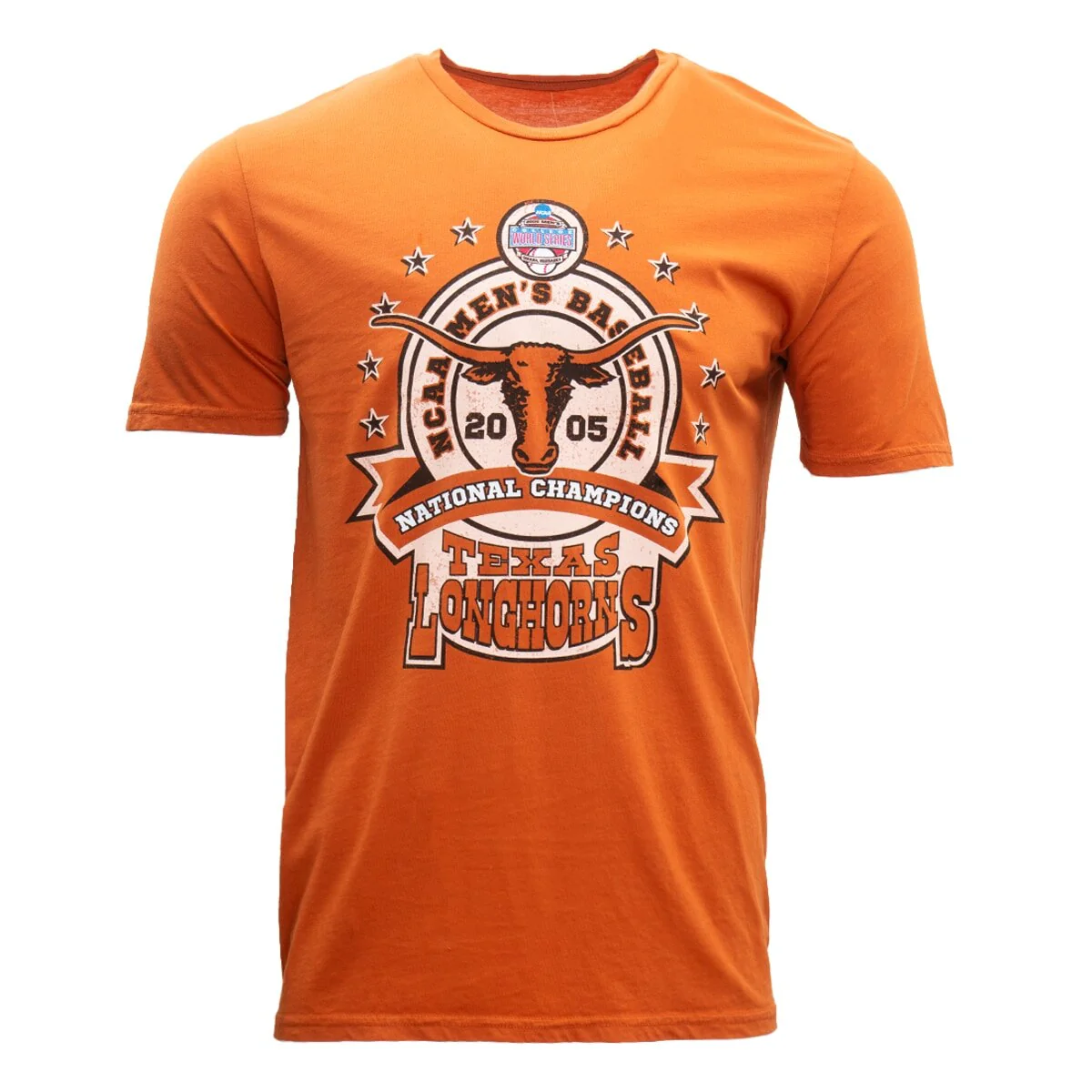 Texas Longhorns 2005 Men's Baseball National Championship Vault Tee