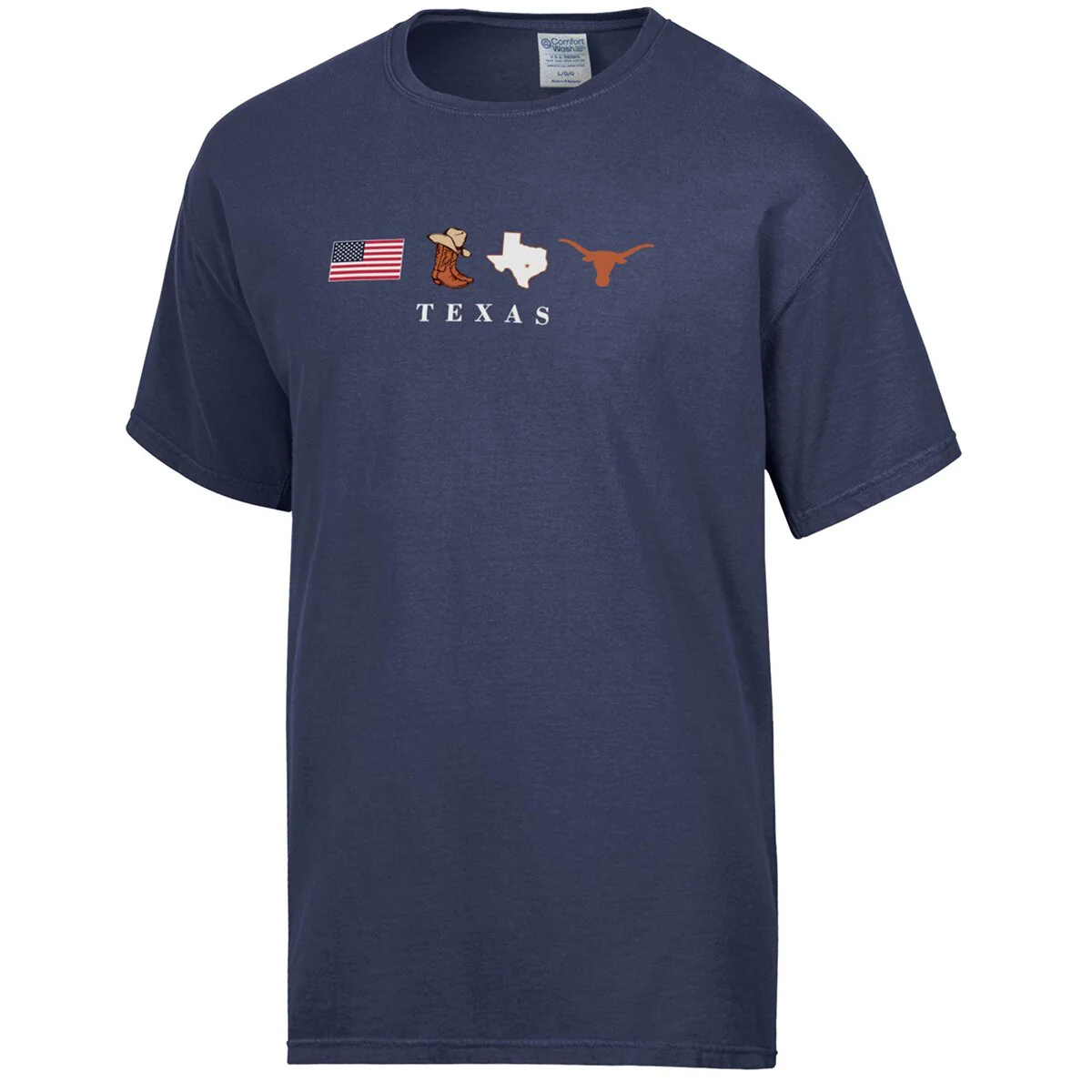 Texas Longhorns Americana ComfortWash Tee