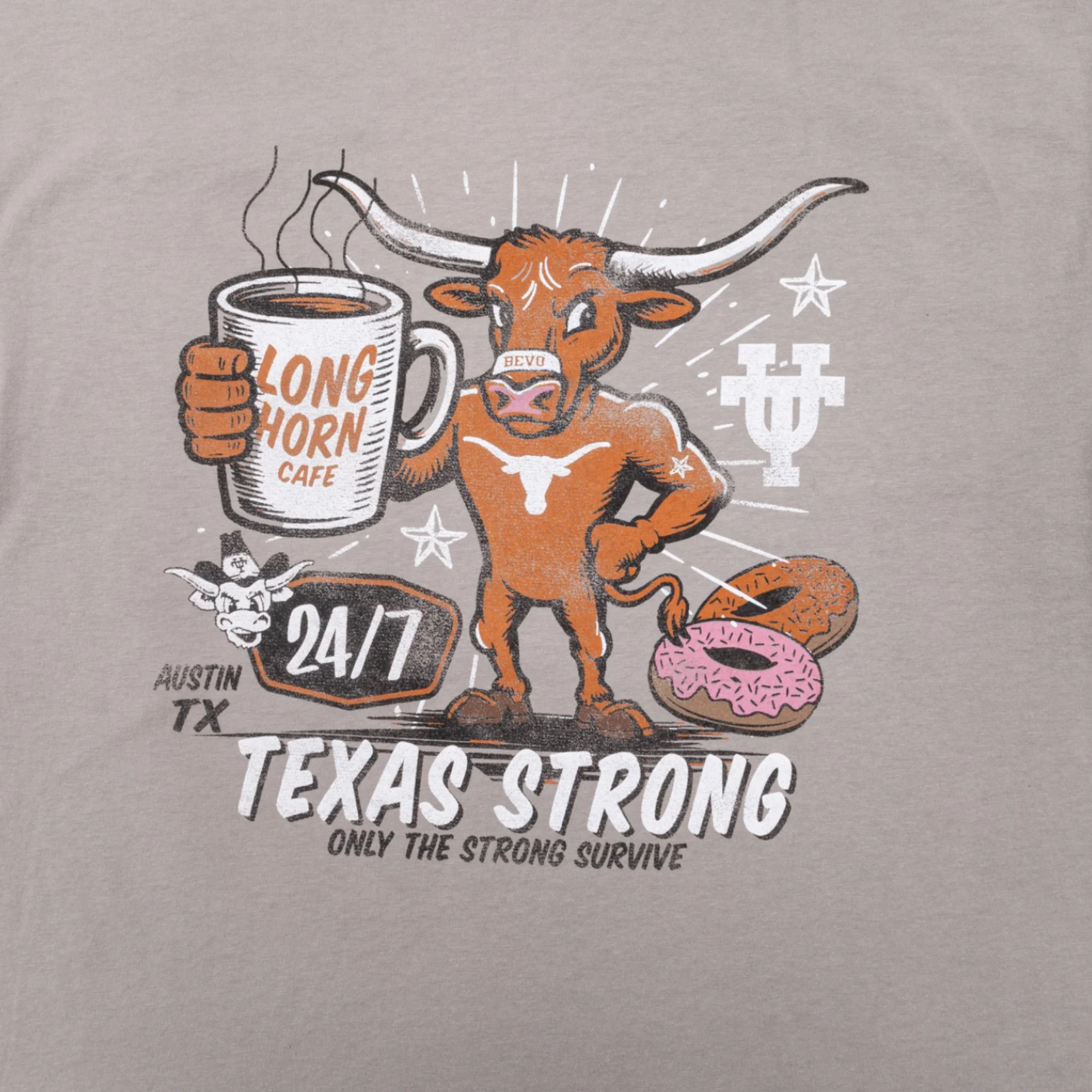 Texas Longhorns Café ComfortWash Tee - Image 2