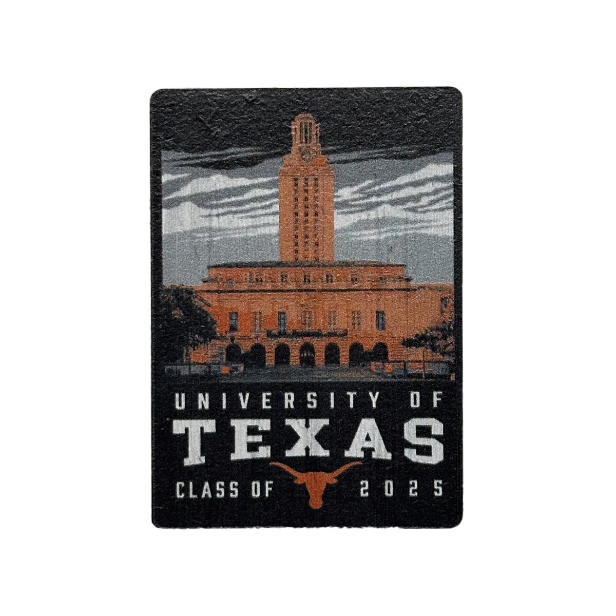 Texas Longhorns Class of 2025 Campus Wood Magnet