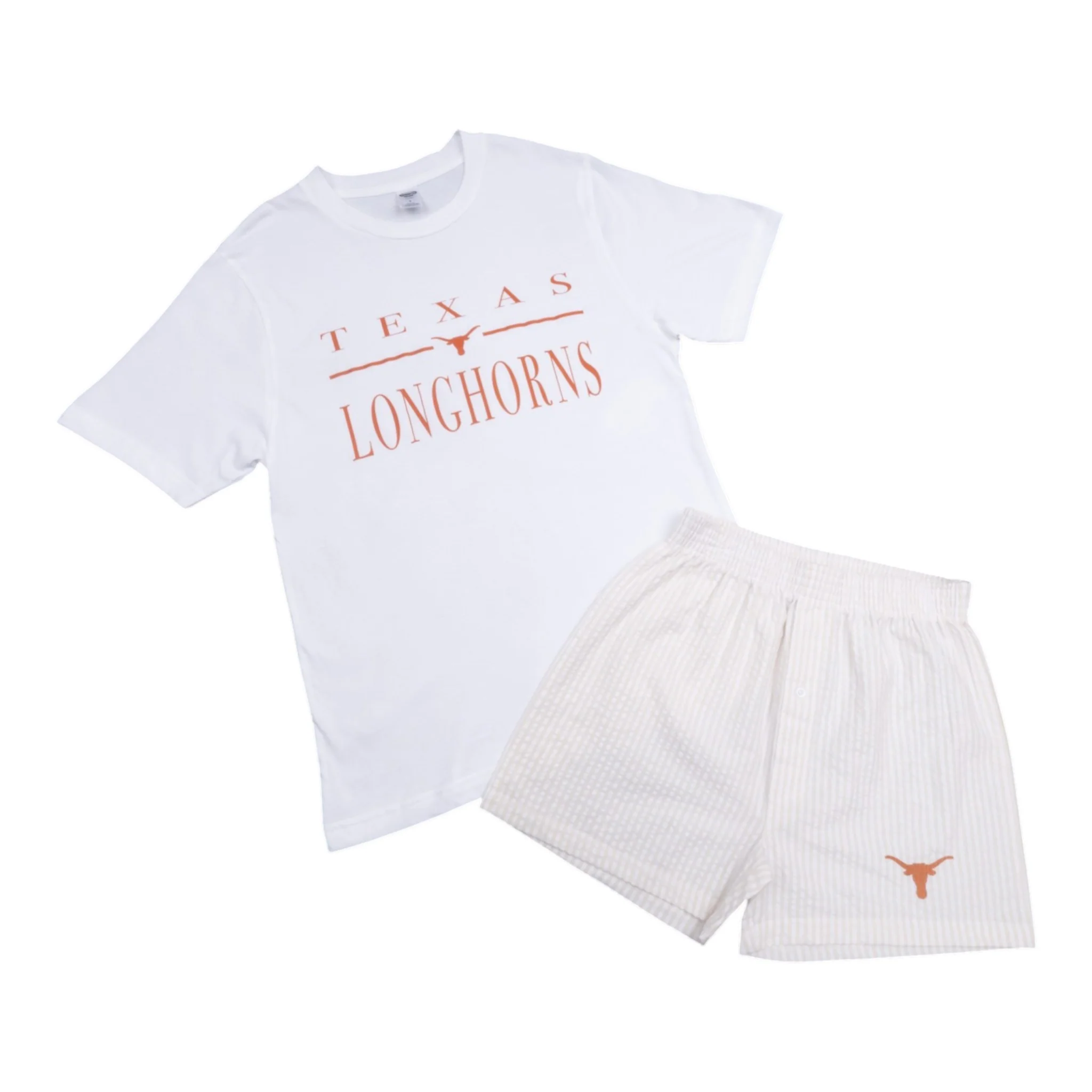 Texas Longhorns Copeland Short Sleeve Top and Boxer Set