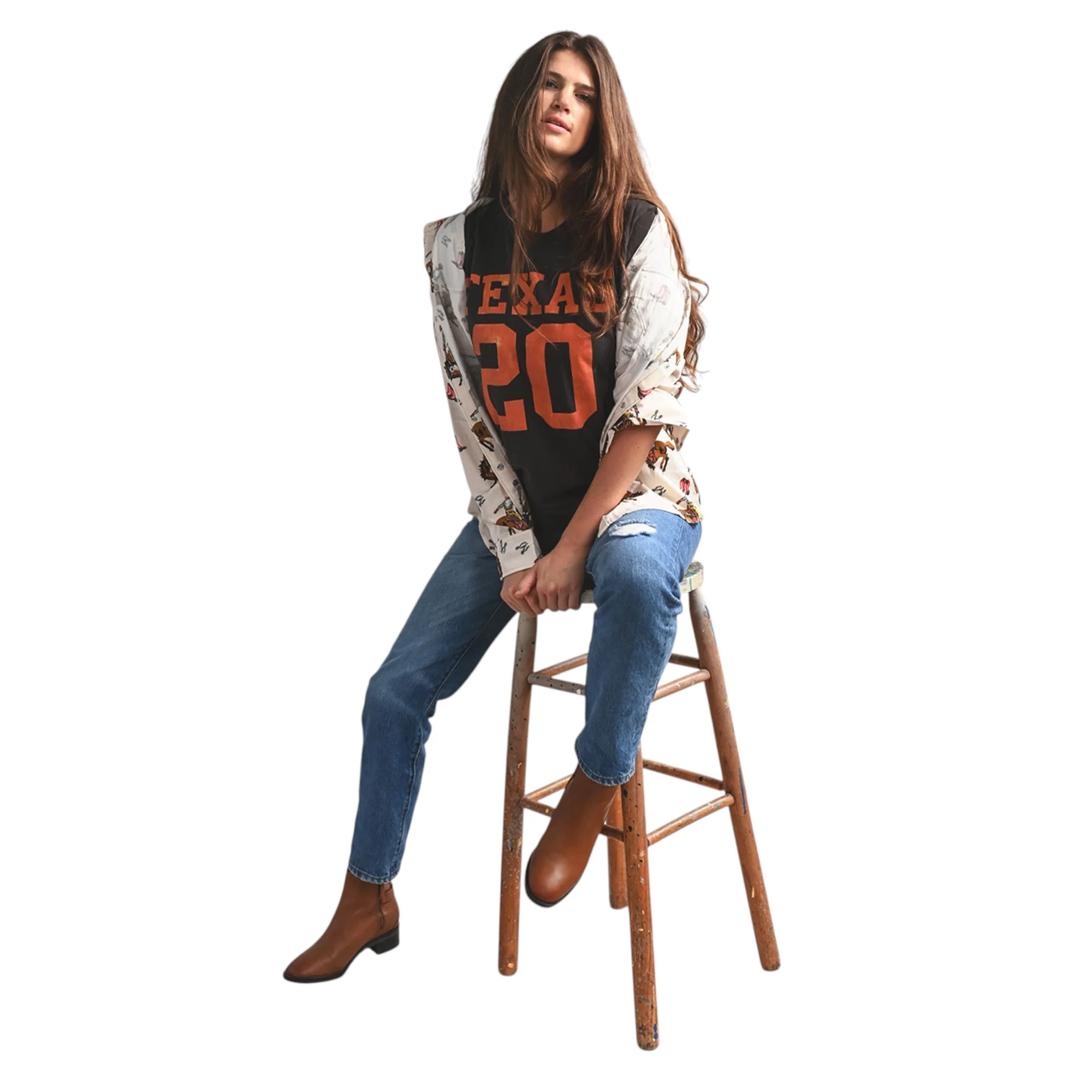 Texas Longhorns Earl Campbell #20 Tee - Image 6