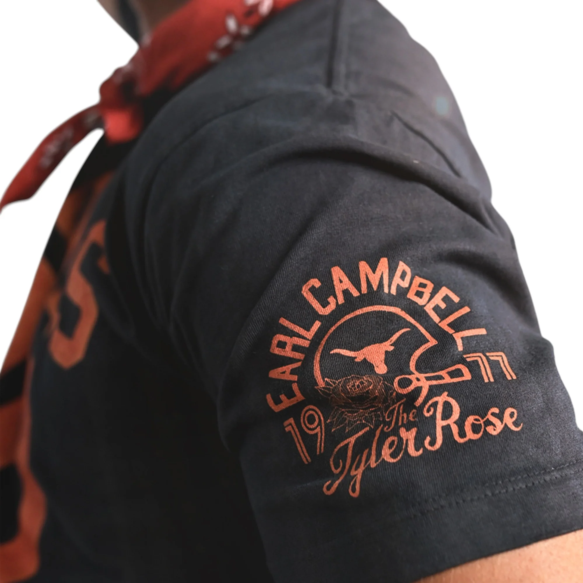 Texas Longhorns Earl Campbell #20 Tee - Image 7