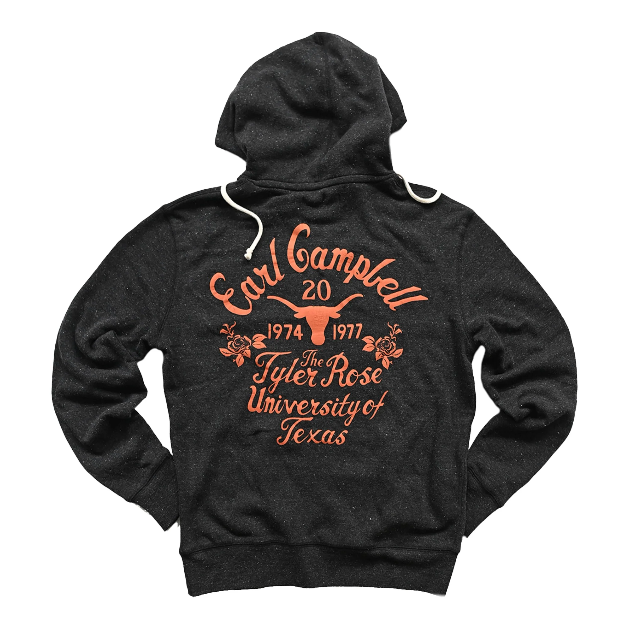 Texas Longhorns Earl Campbell Tyler Rose Fleece Hoodie - Image 3