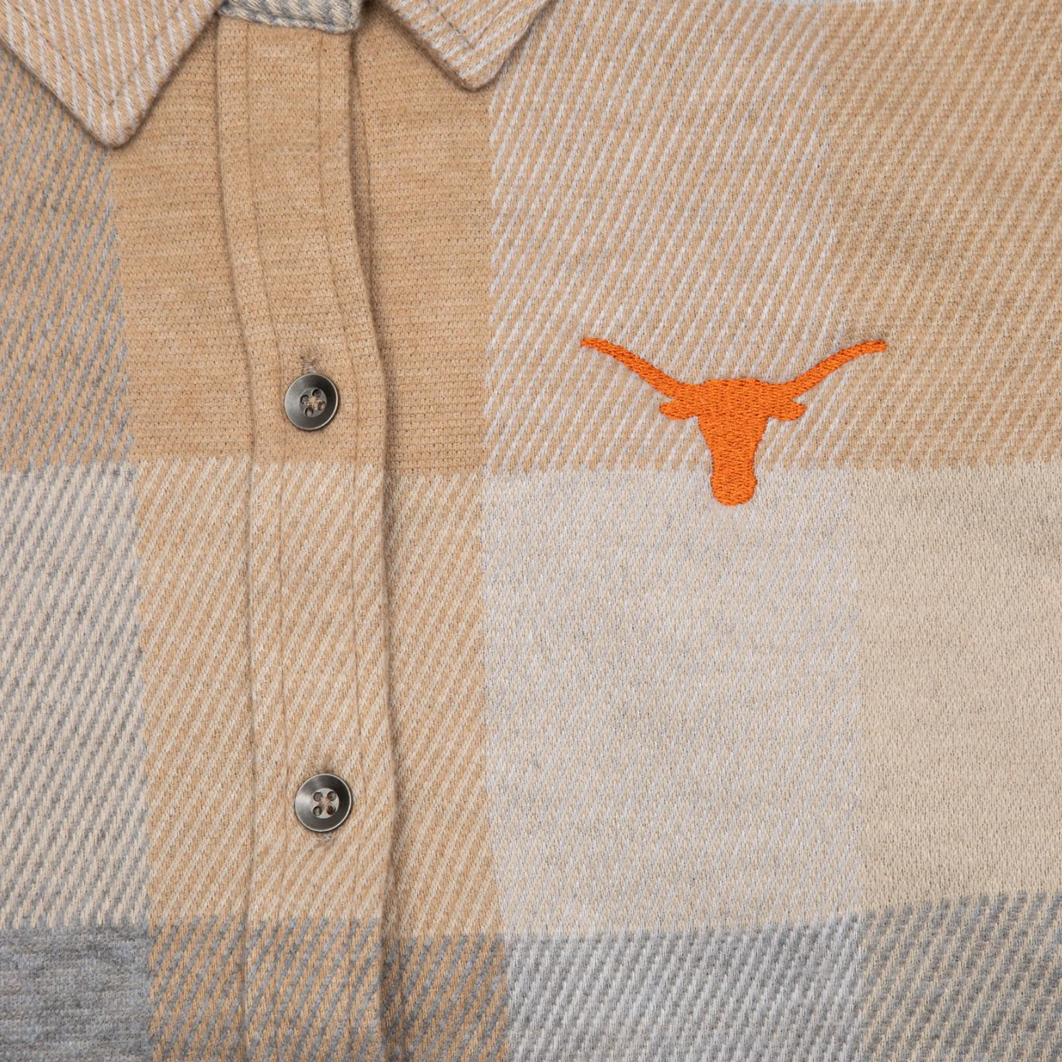 Texas Longhorns Earling Knit Flannel Shirt - Image 2