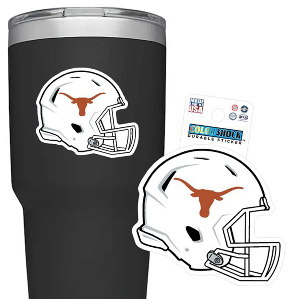 Texas Longhorns Helmet Rugged Sticker