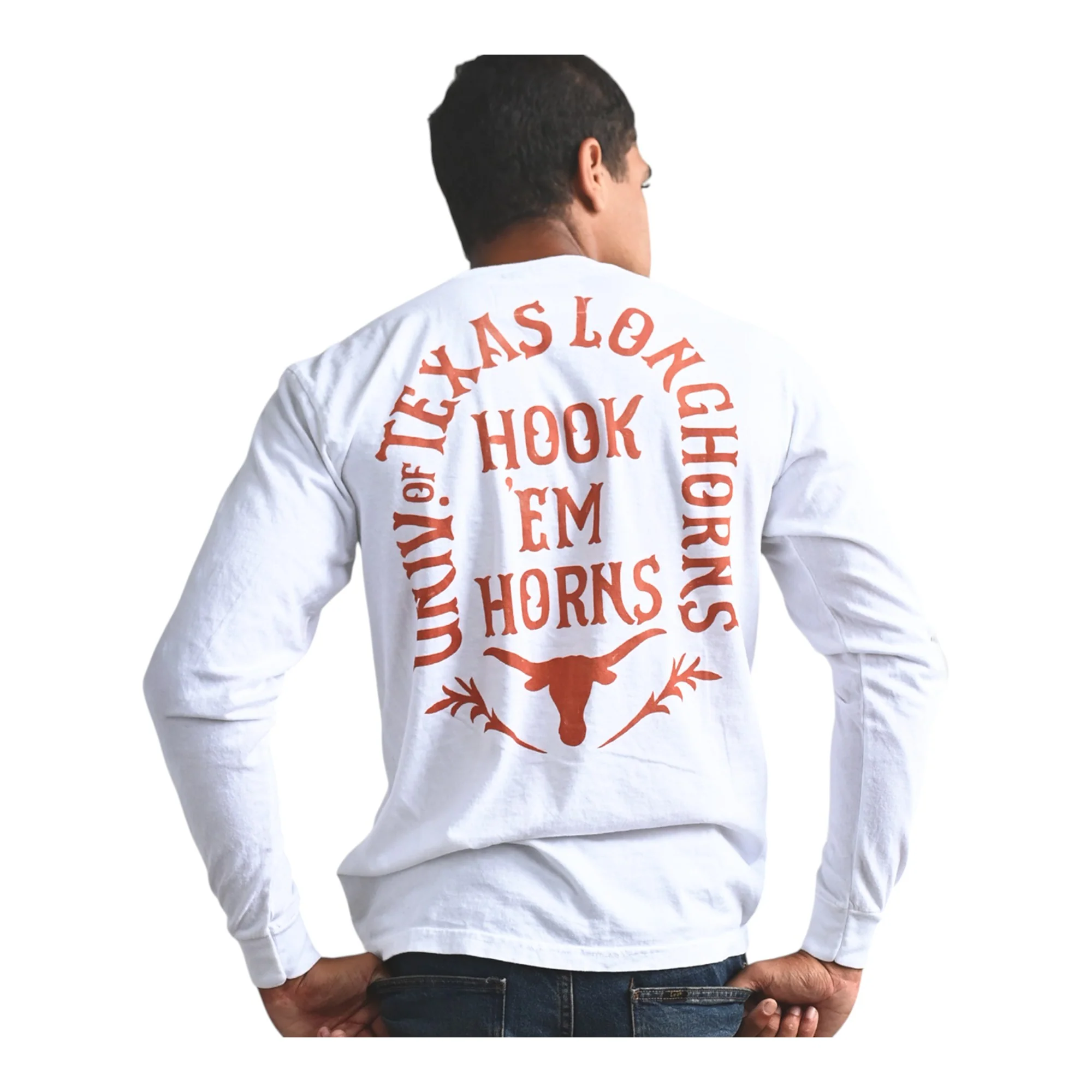 Texas Longhorns Hook' Em Long Sleeve Tee - Image 6