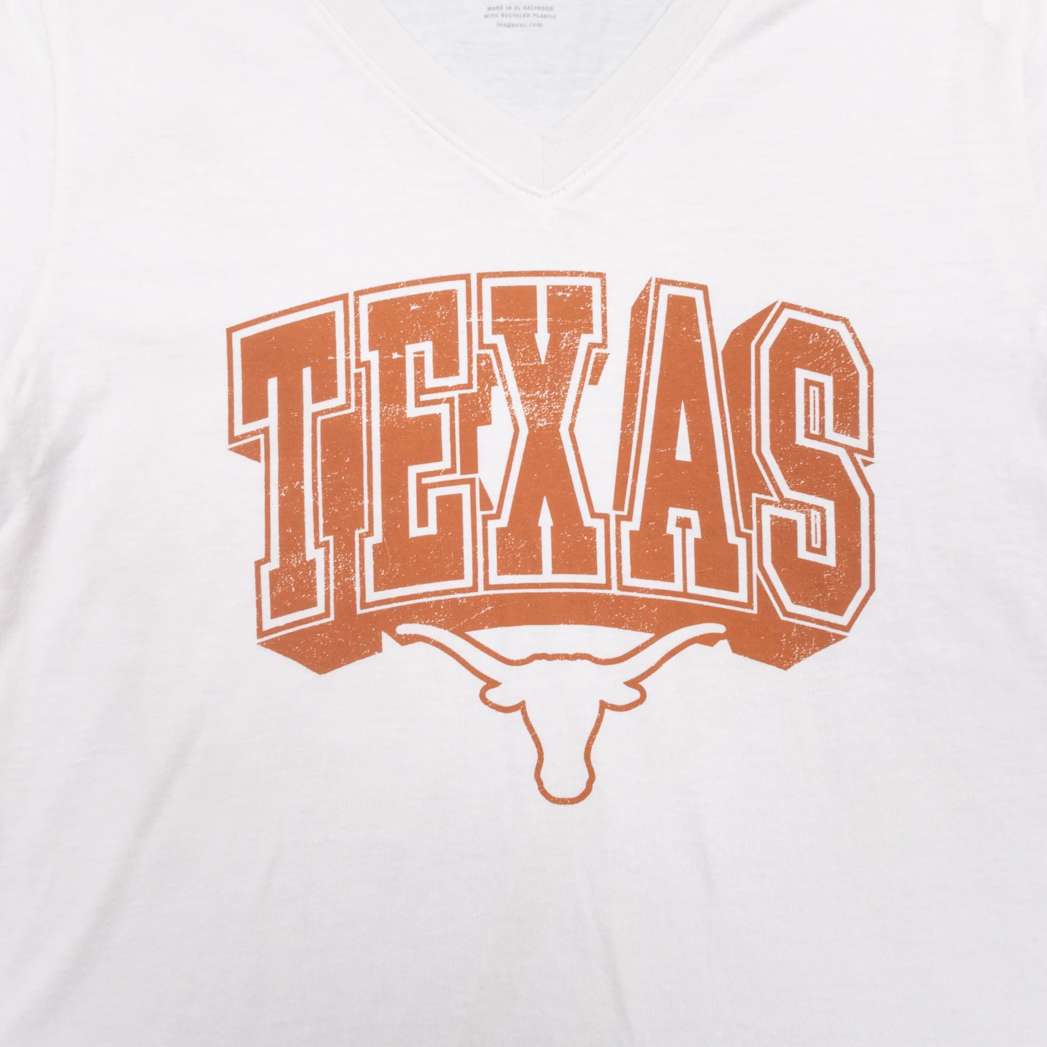 Texas Longhorns Intramural Distressed Boyfriend V-Neck Tee - Image 4