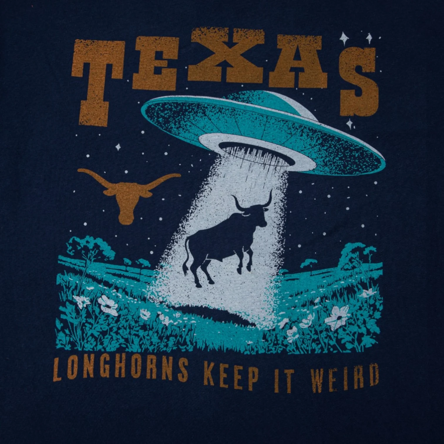 Texas Longhorns Keep it Weird ComfortWash Tee - Image 2
