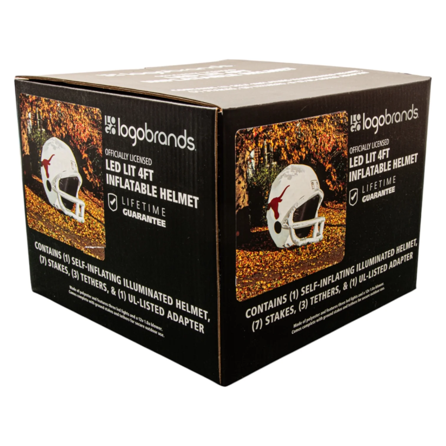 Texas Longhorns Led Lit Inflatable Helmet 4Ft - Image 3