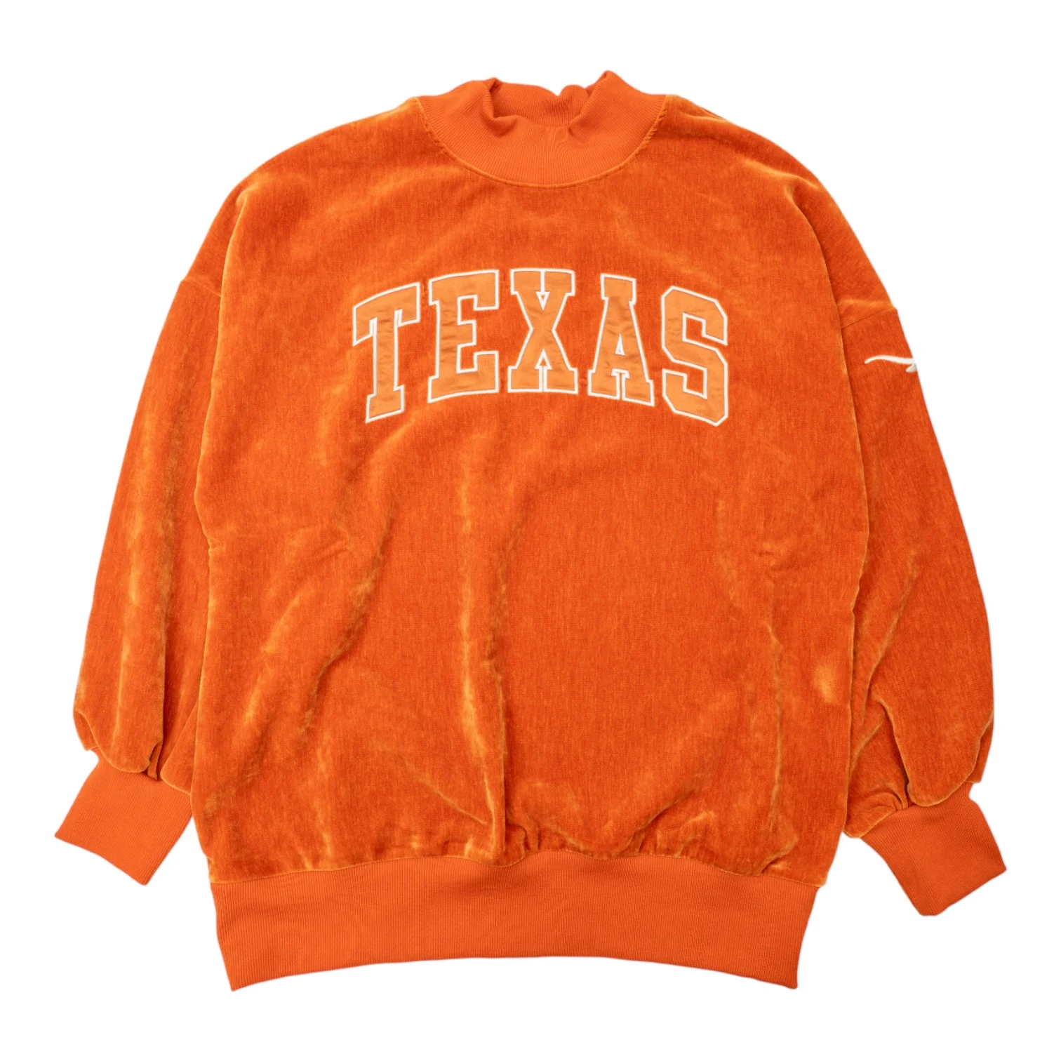 Texas Longhorns Make a Move Velour Crewneck