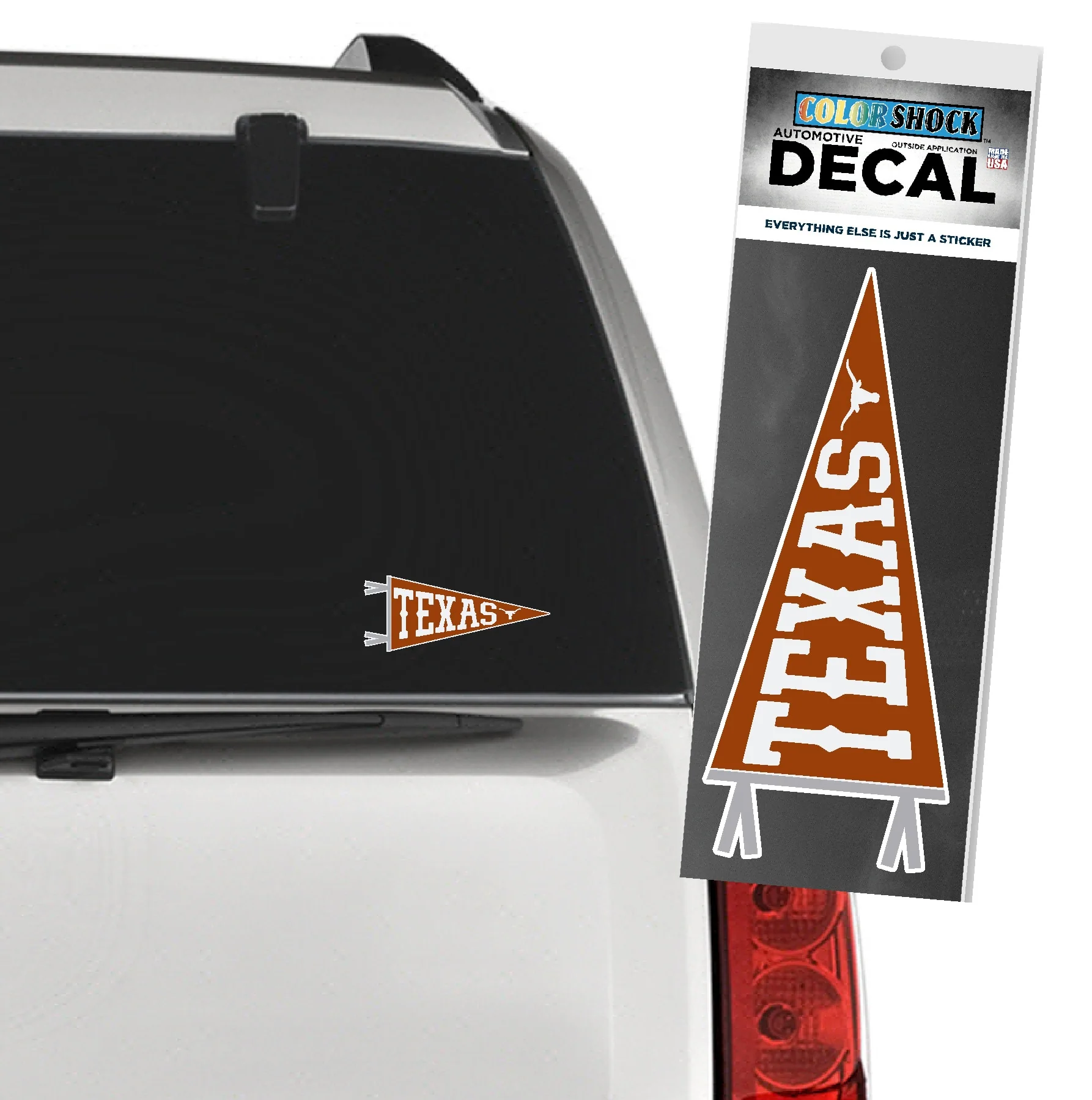 Texas Longhorns Pennant Decal