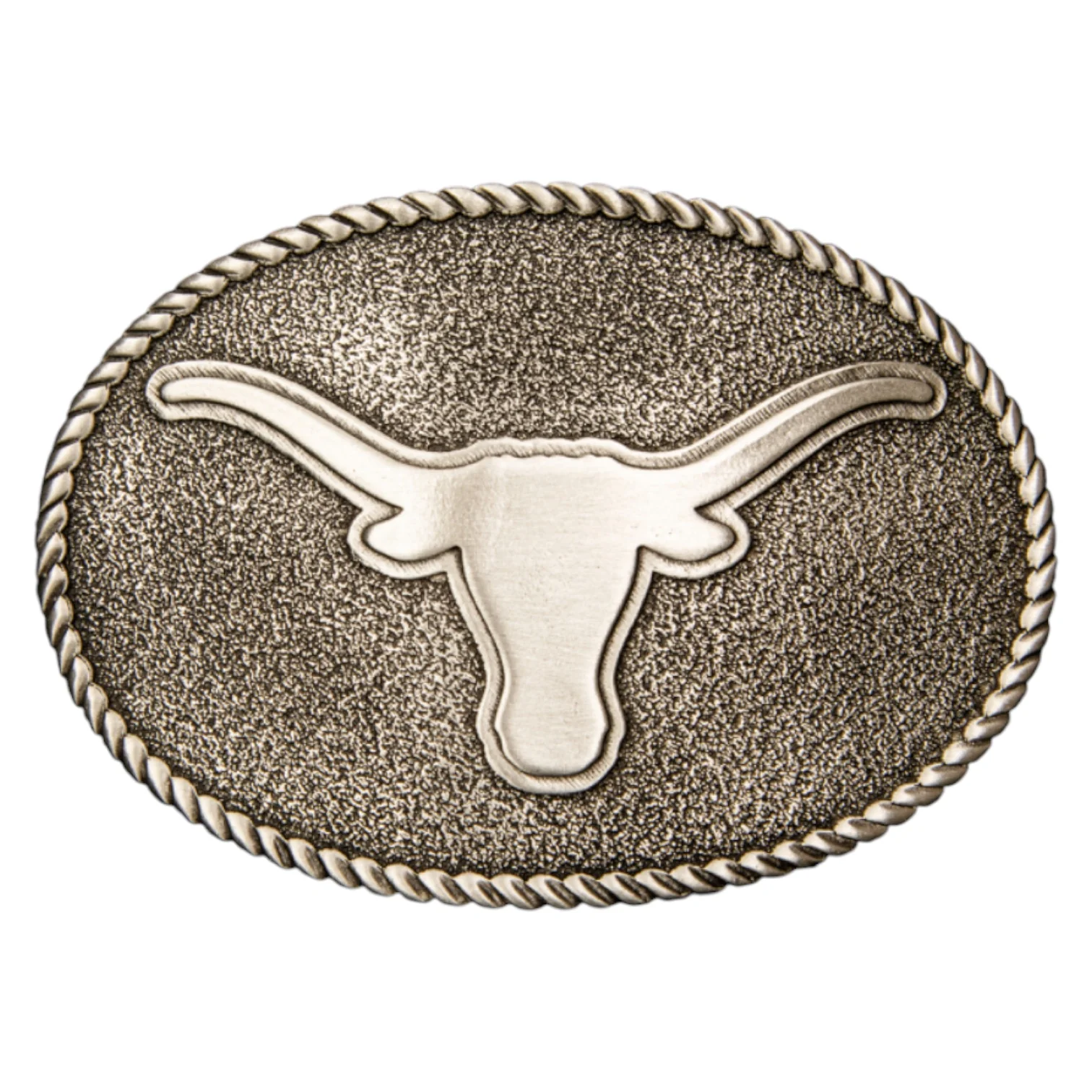 Texas Longhorns Pewter Belt Buckle 4"