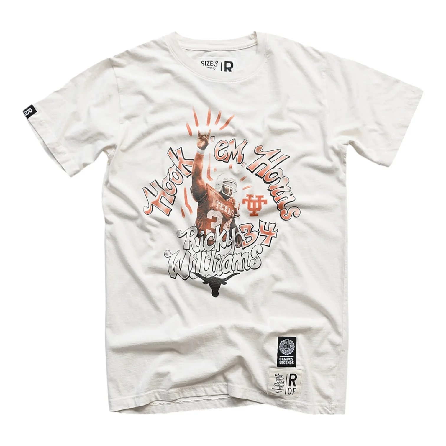 Texas Longhorns Ricky Williams Horns Tee