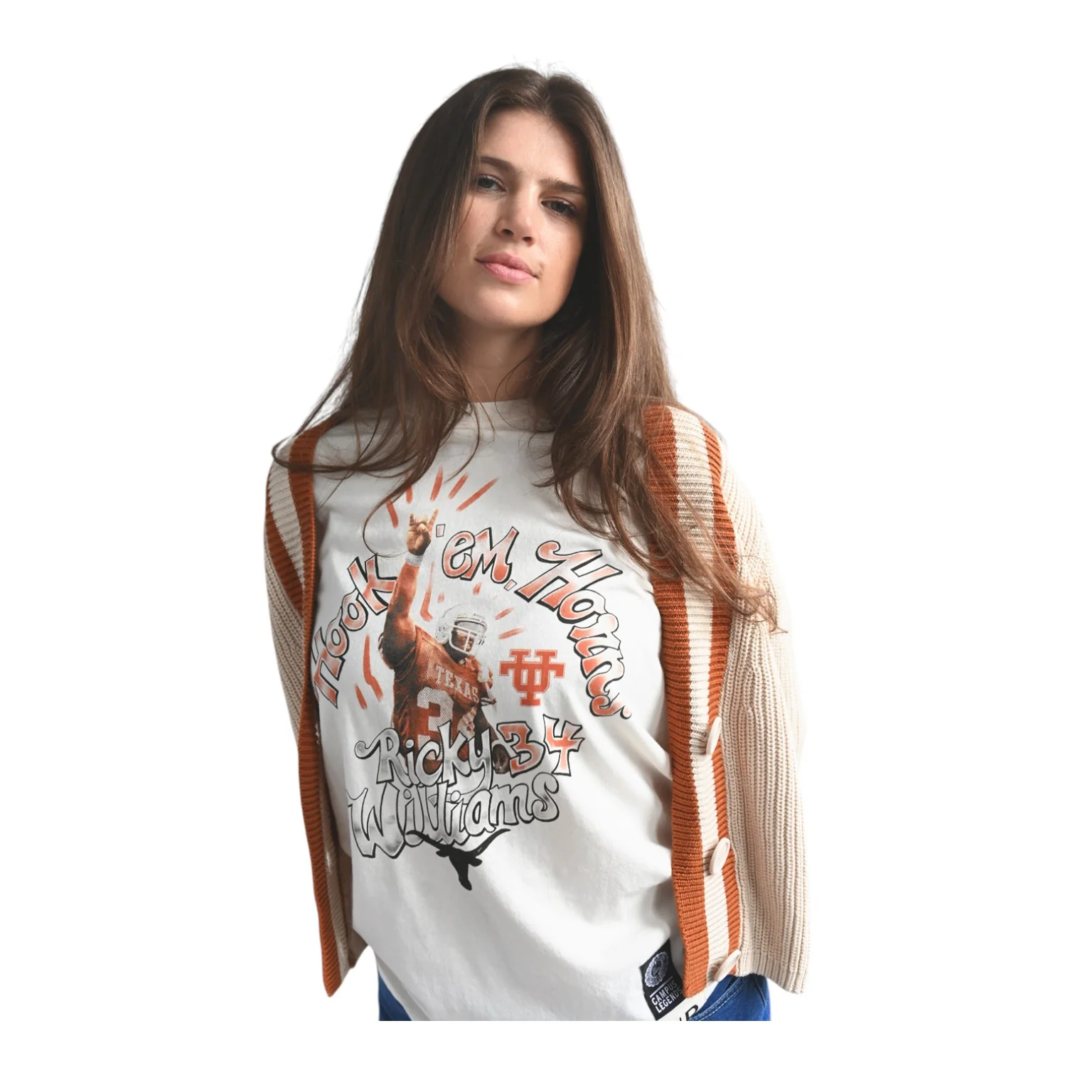 Texas Longhorns Ricky Williams Horns Tee - Image 2